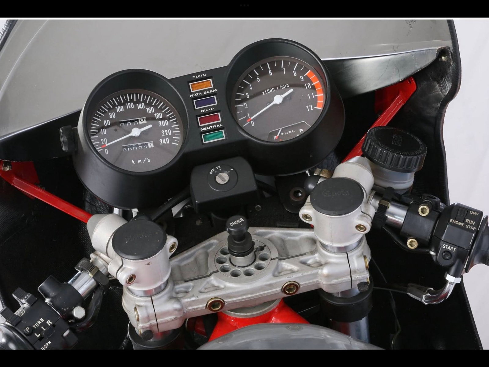 The bike has just 1.3 miles on the clock
