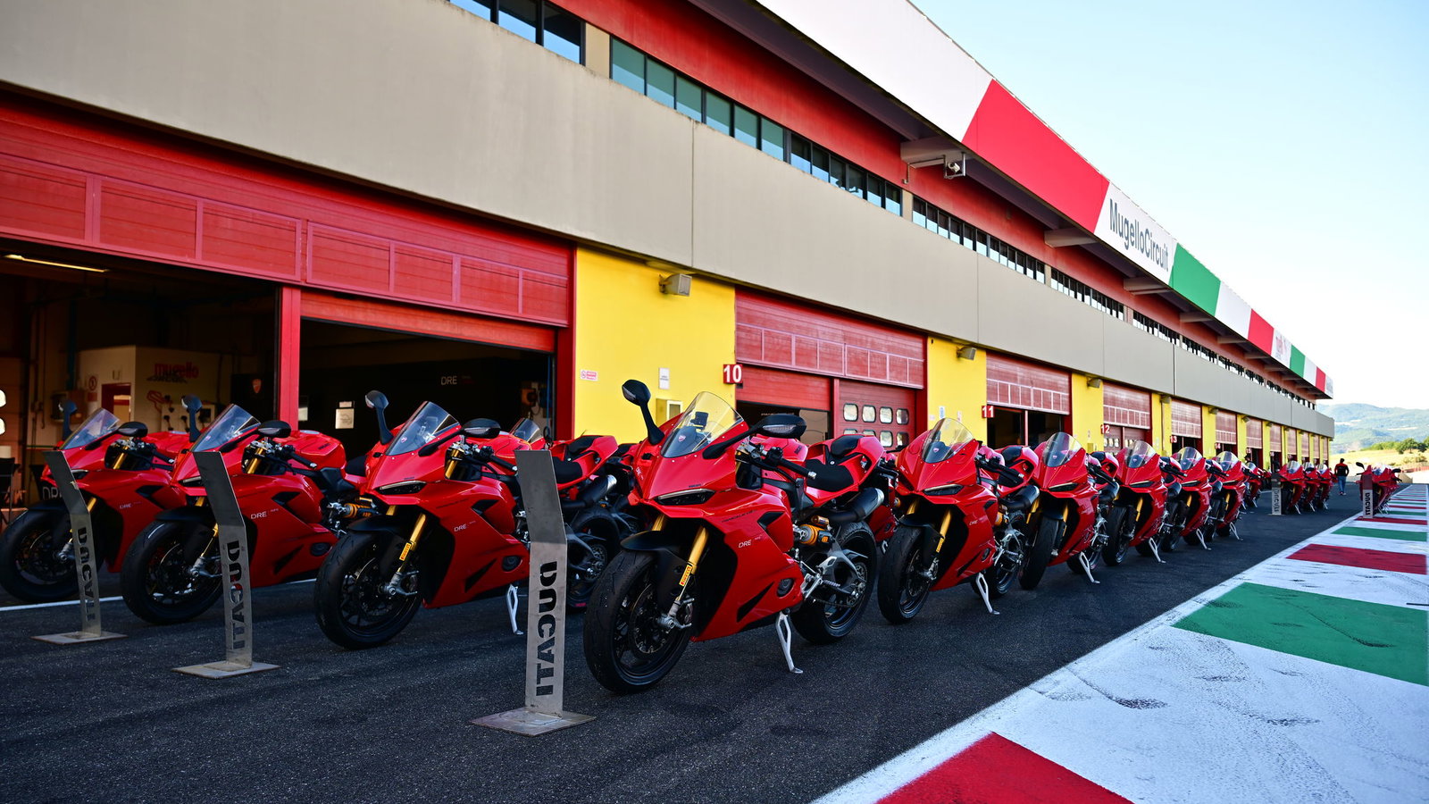 Ducati bikes at Mugello