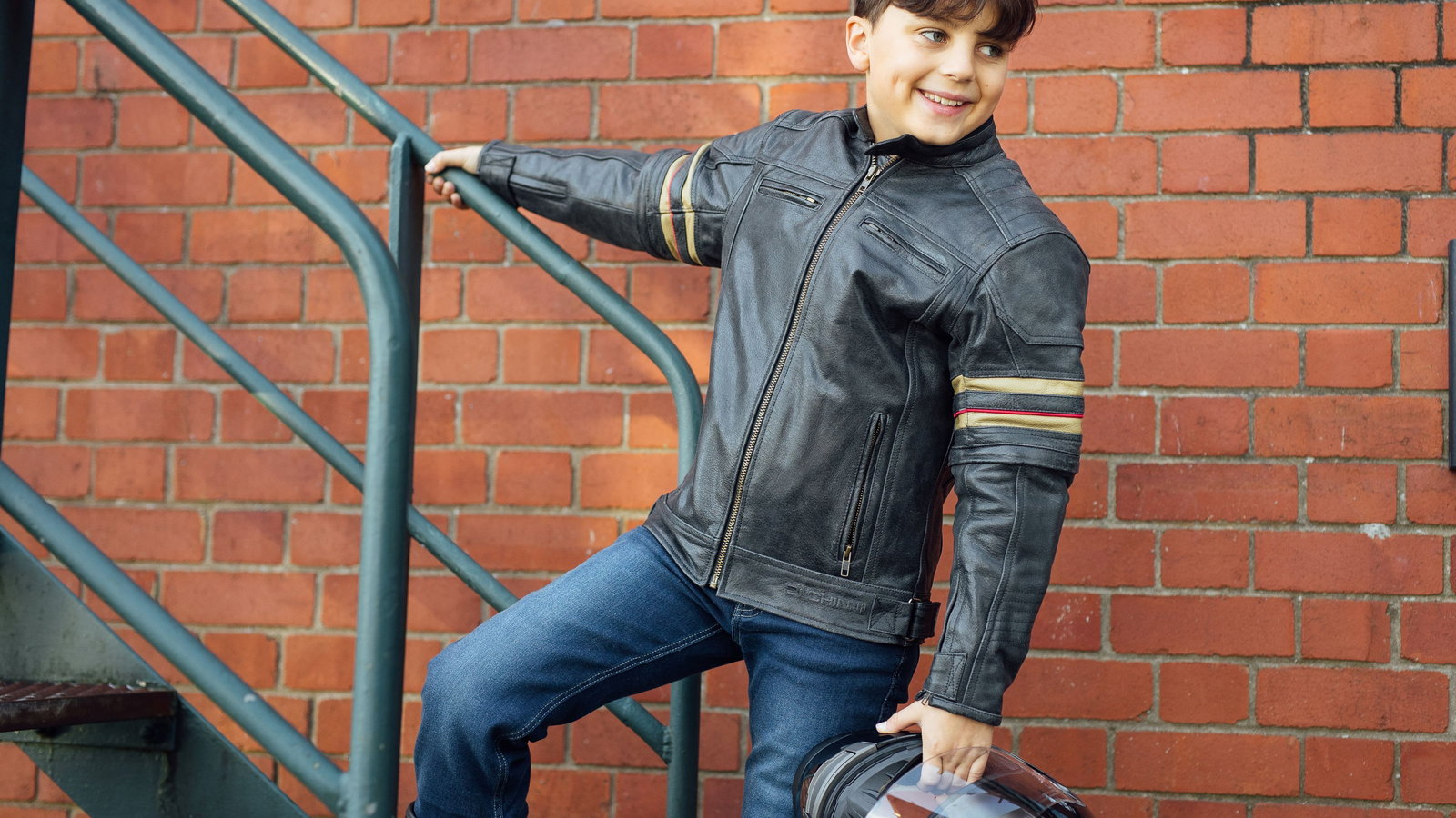 The Duchinni Detroit youth motorcycle jacket