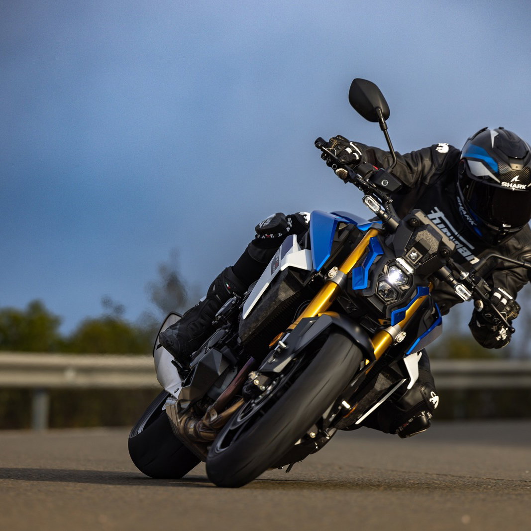 Suzuki GSX-S1000 on the road