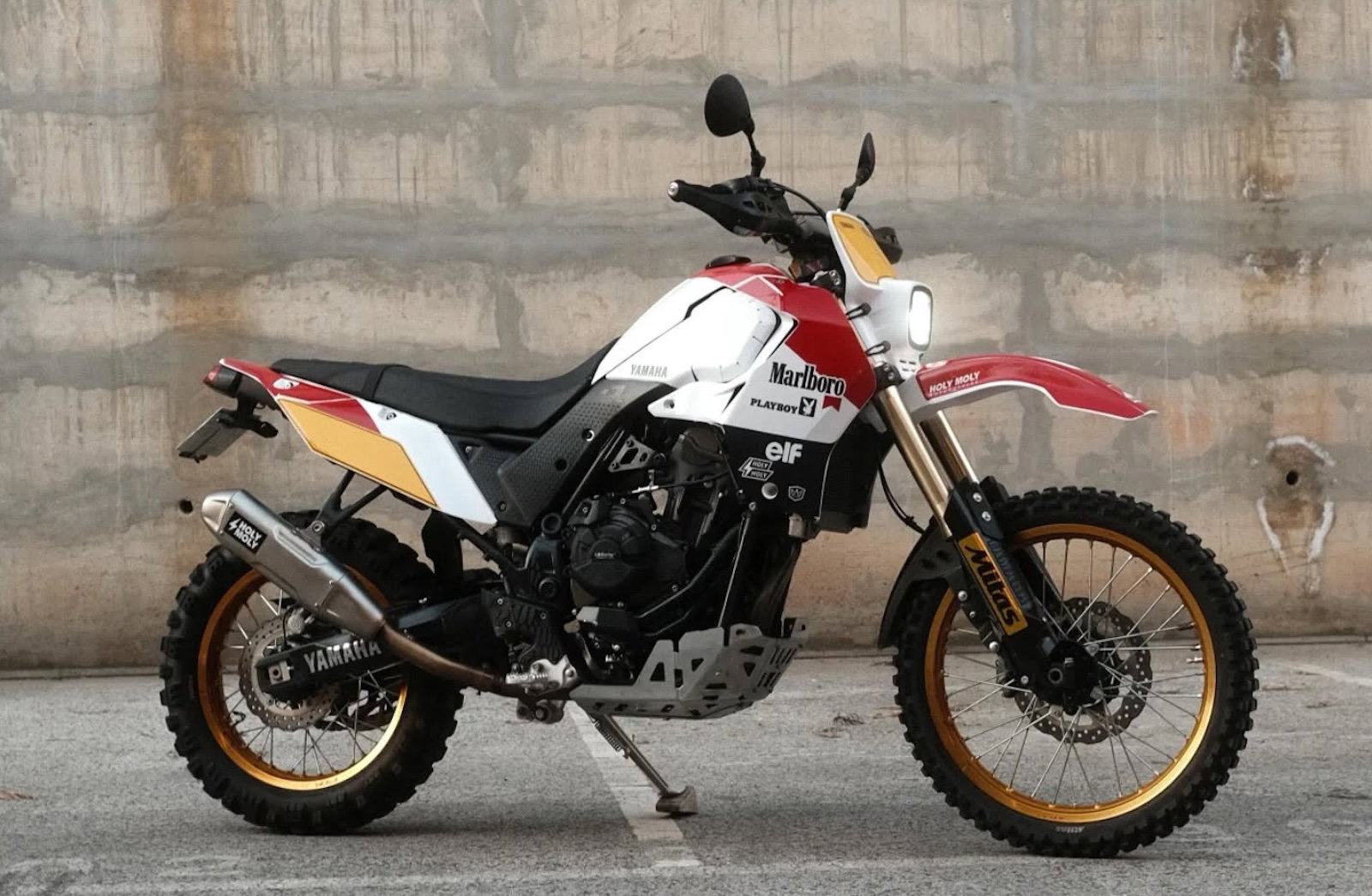 Holy Moly Motorcycles - Marlboro themed Yamaha Tenere 700