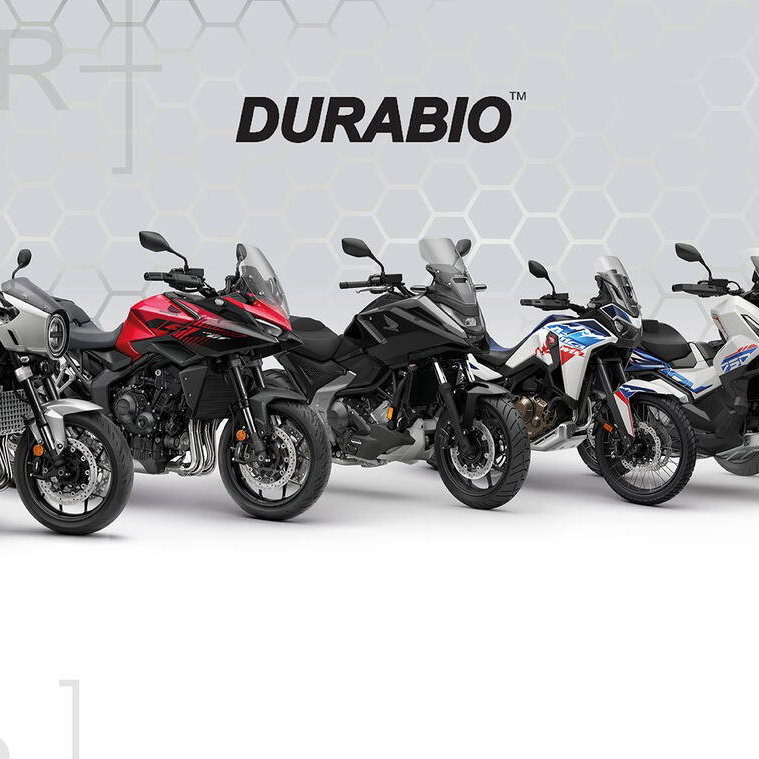 The Honda range of bikes using Durabio