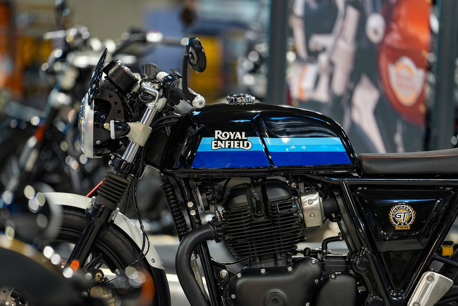 Royal Enfield motorcycle at MCL25