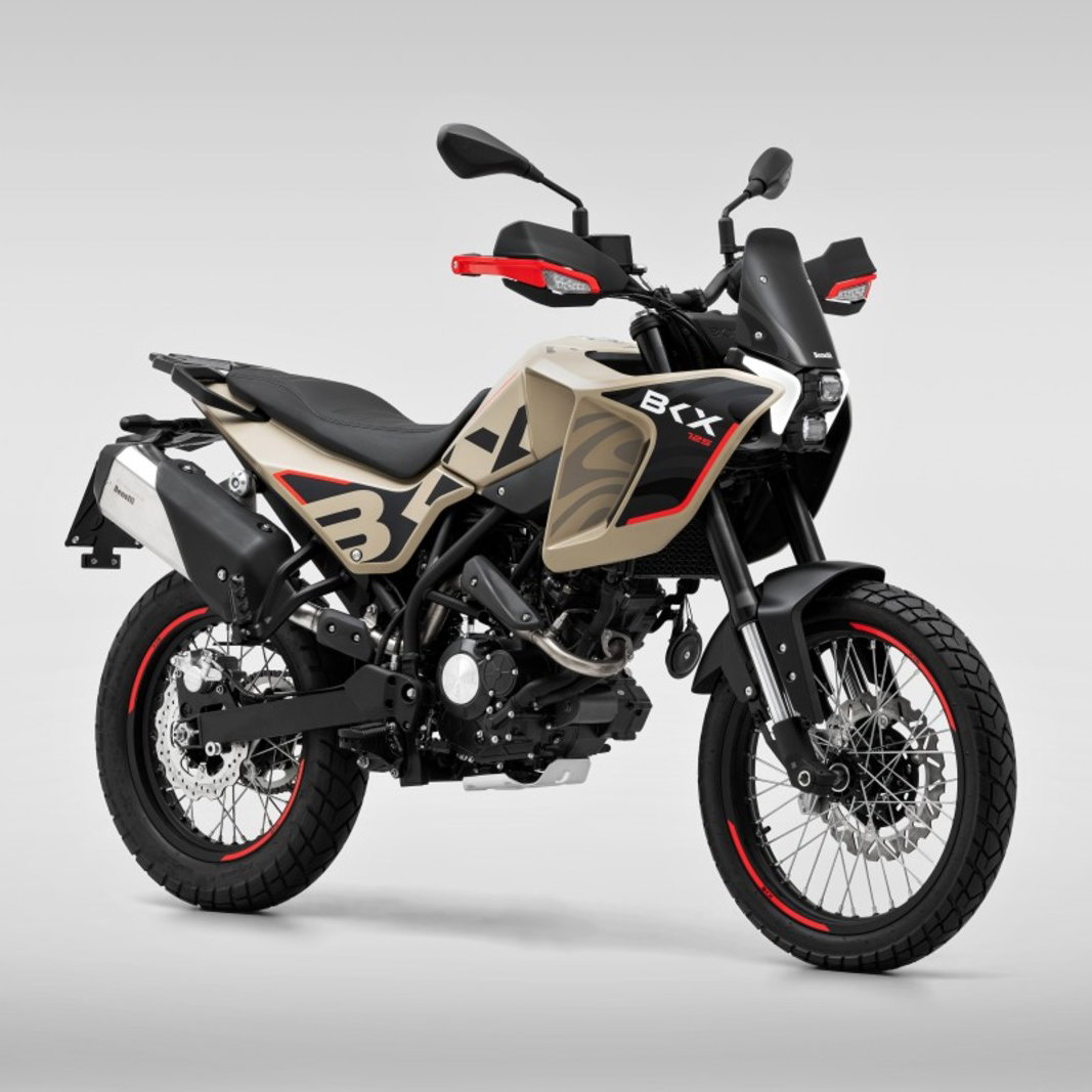 Static shot of the new Benelli BKX 125