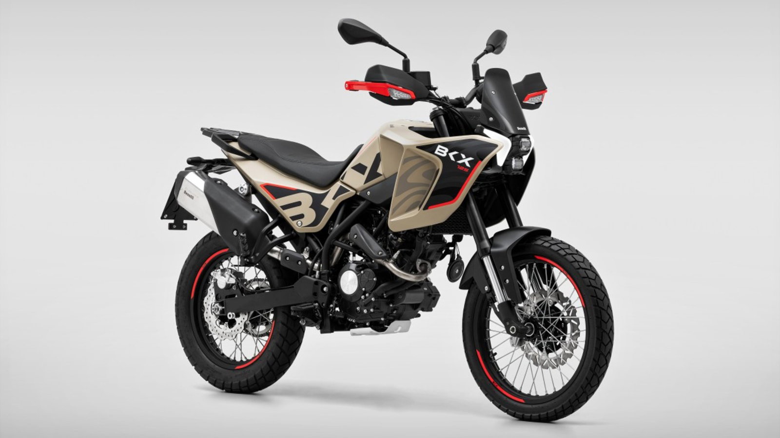 Static shot of the new Benelli BKX 125