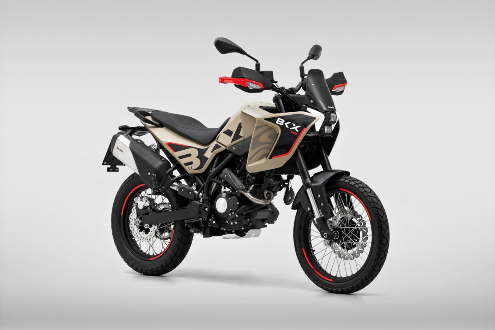 Static shot of the new Benelli BKX 125
