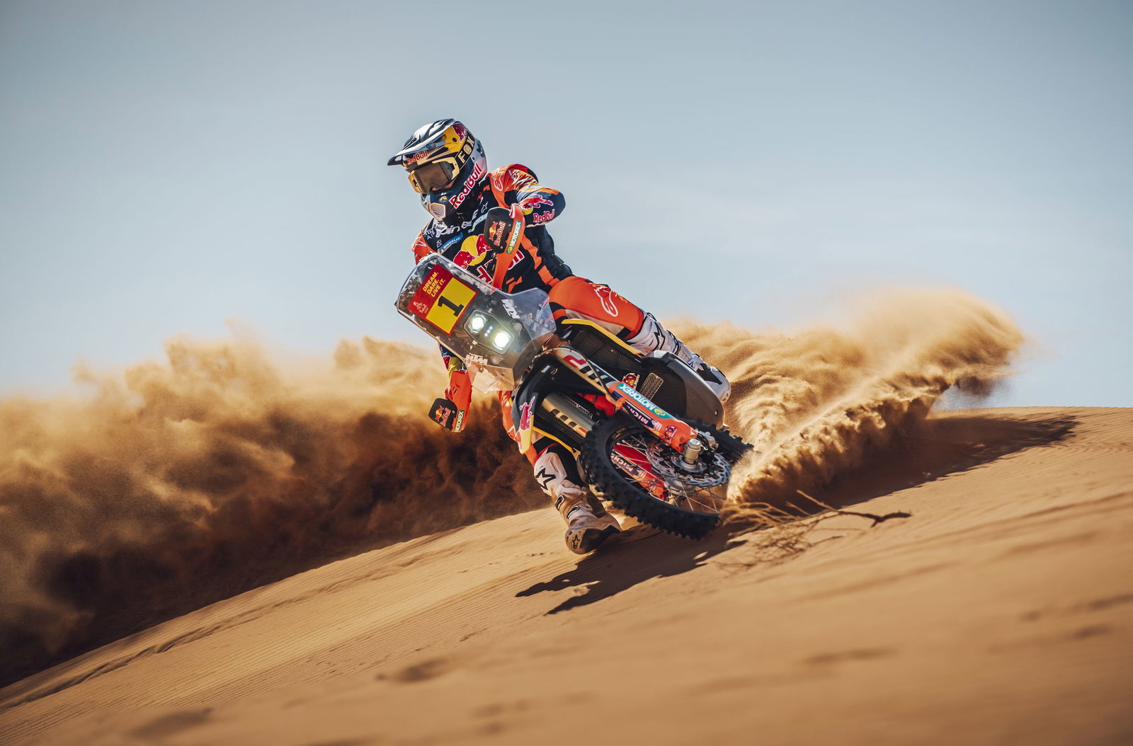 Red Bull KTM 450 Rally riding off road
