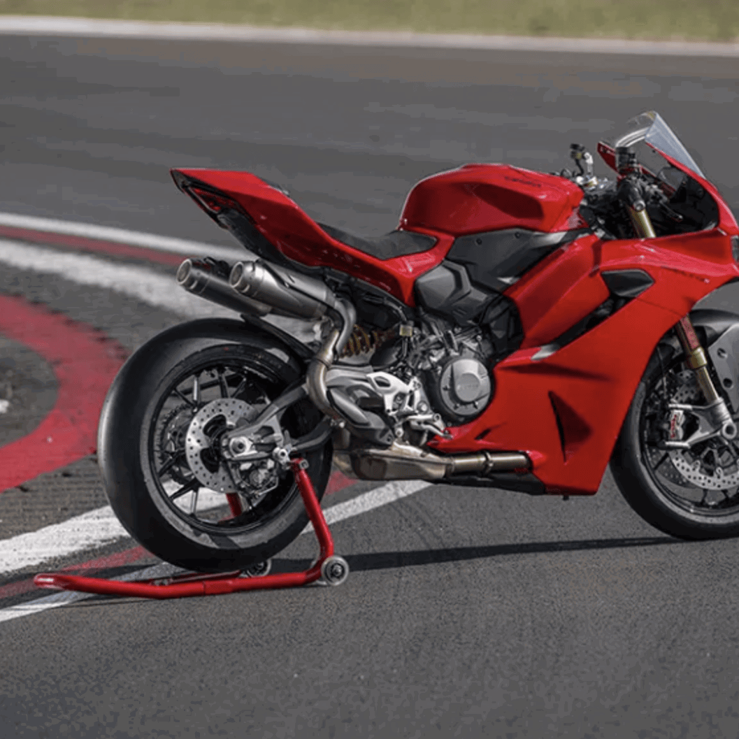Ducati Panigale V2 S on a track