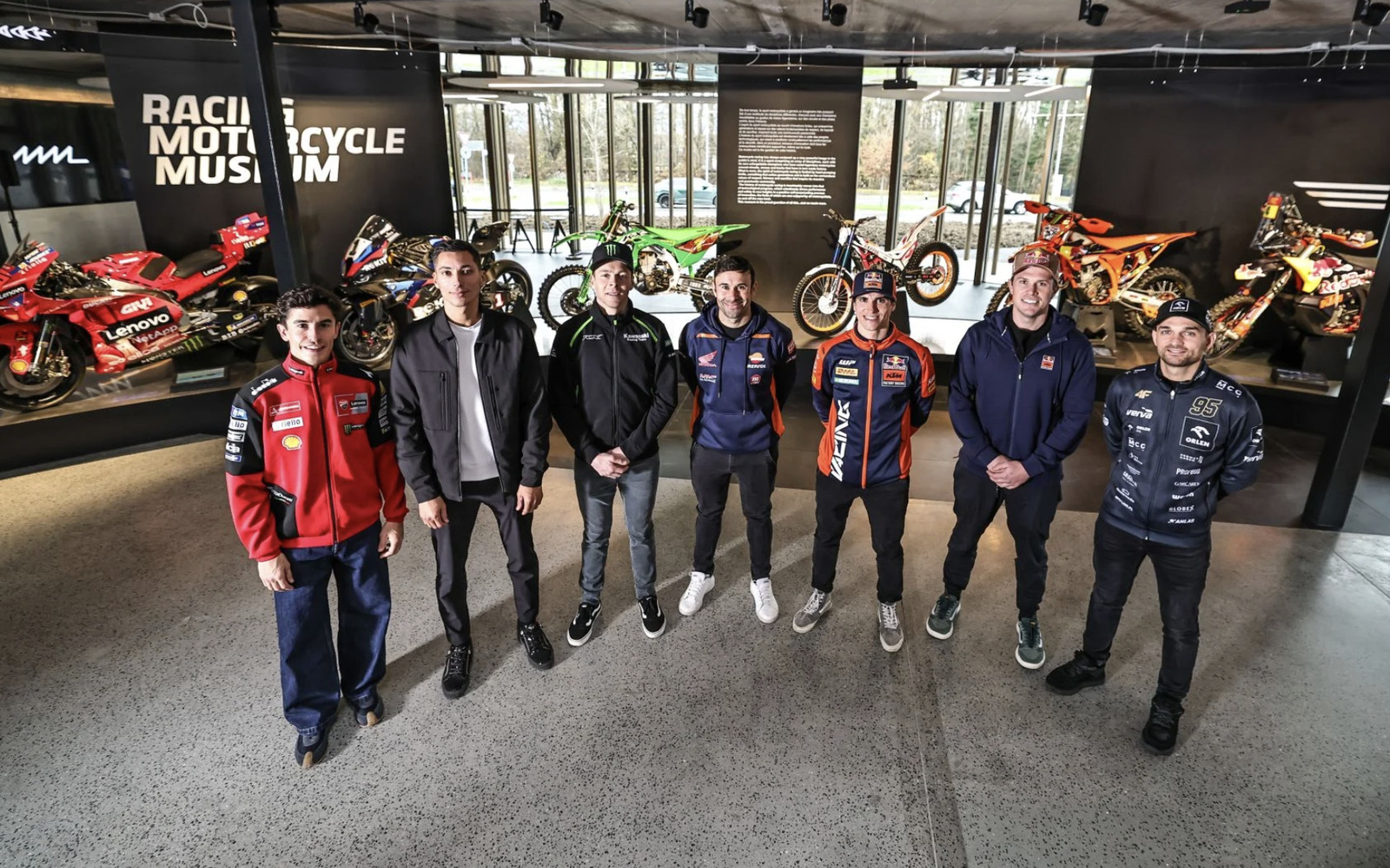 Some riders from FIM sanctioned series were there to open the museum