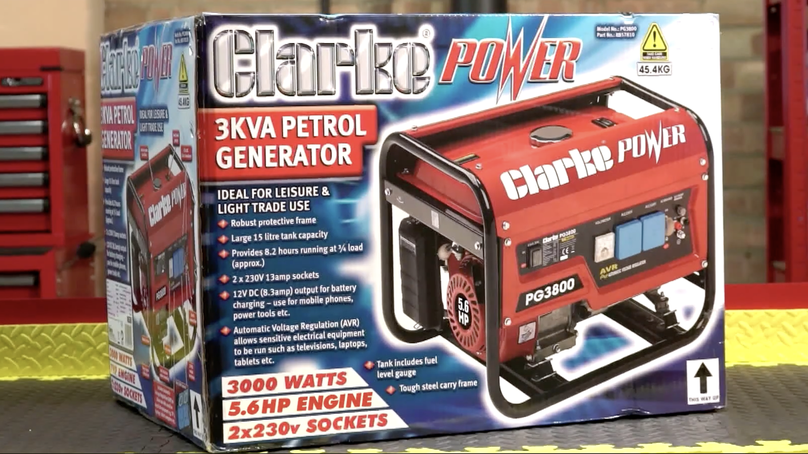 Clarke PG3800A 3kVA 230V Petrol Generator review
