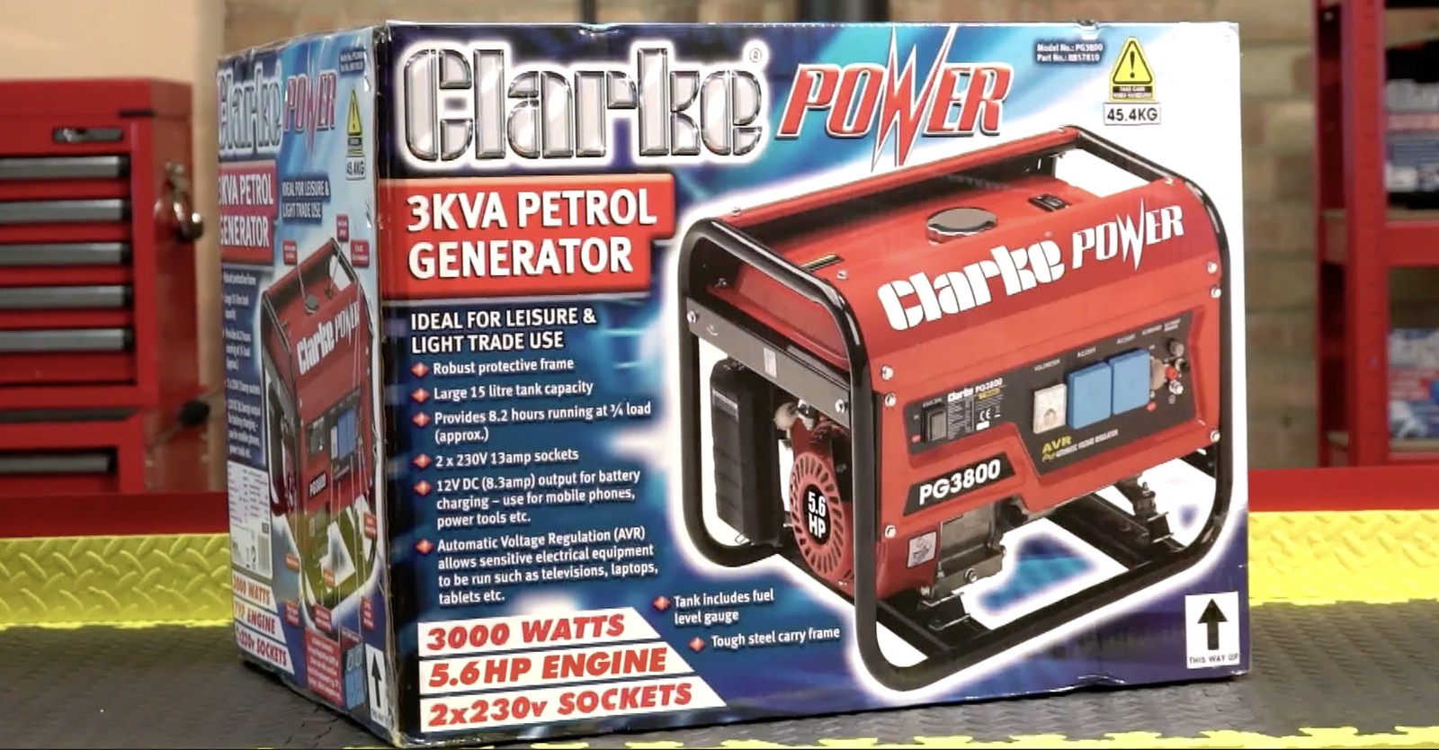 Clarke PG3800A 3kVA 230V Petrol Generator review