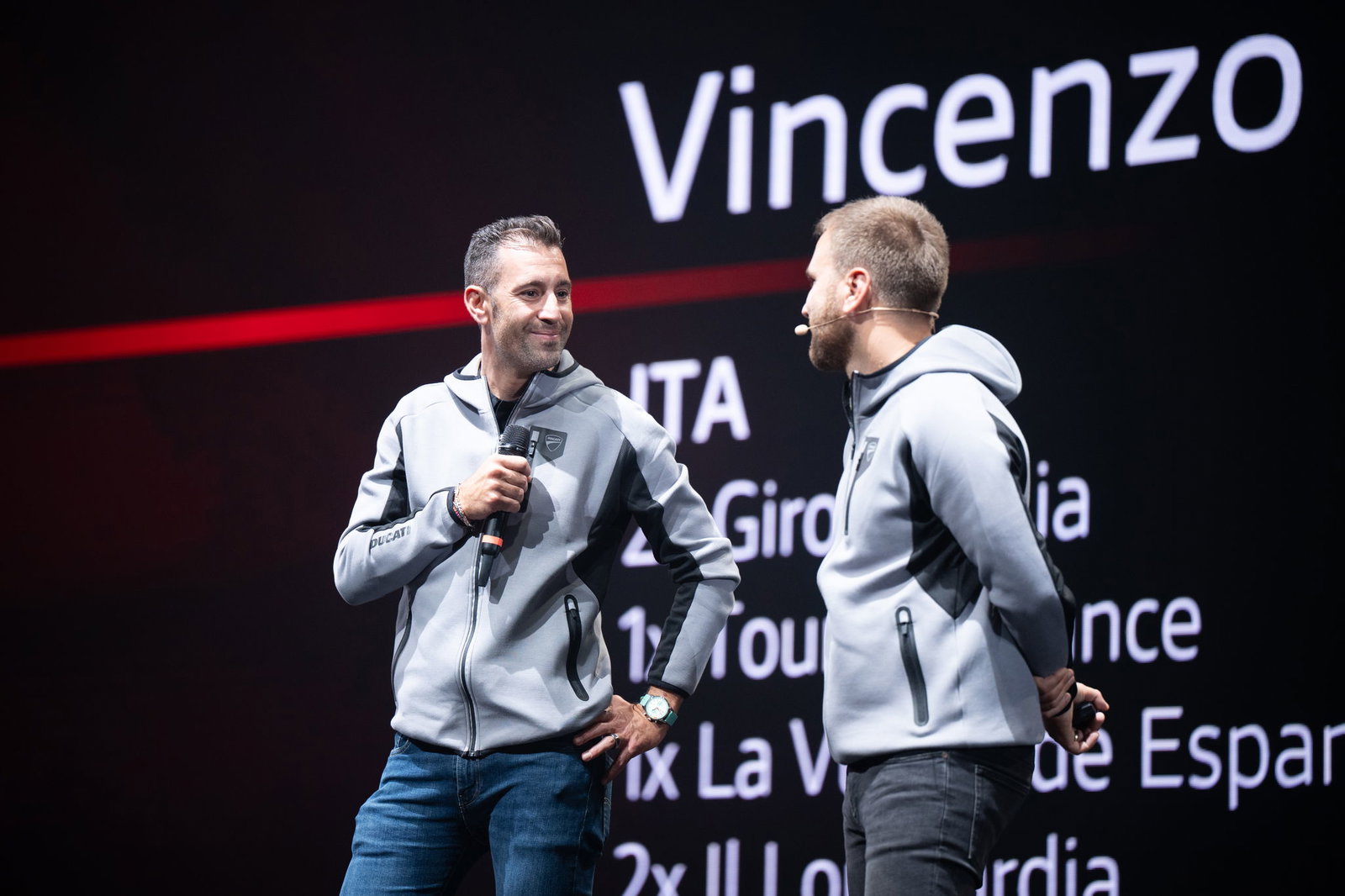 Vincenzo Nibali on stage