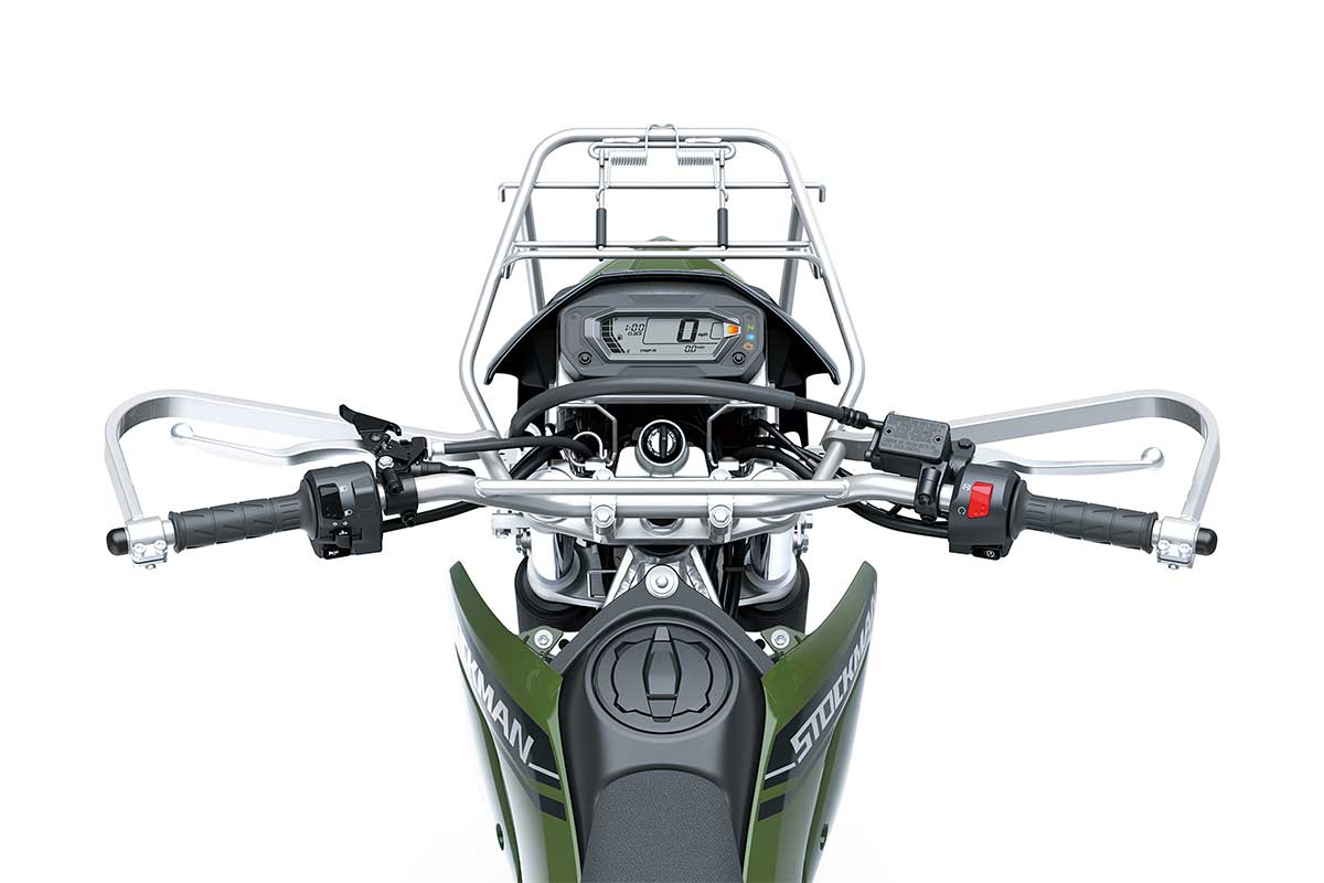 Kawasaki Stockman dash and handlebars