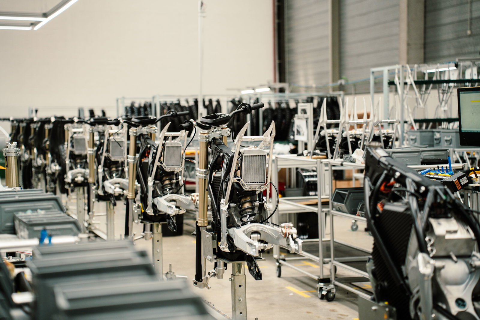 Inside Stark Future's facility