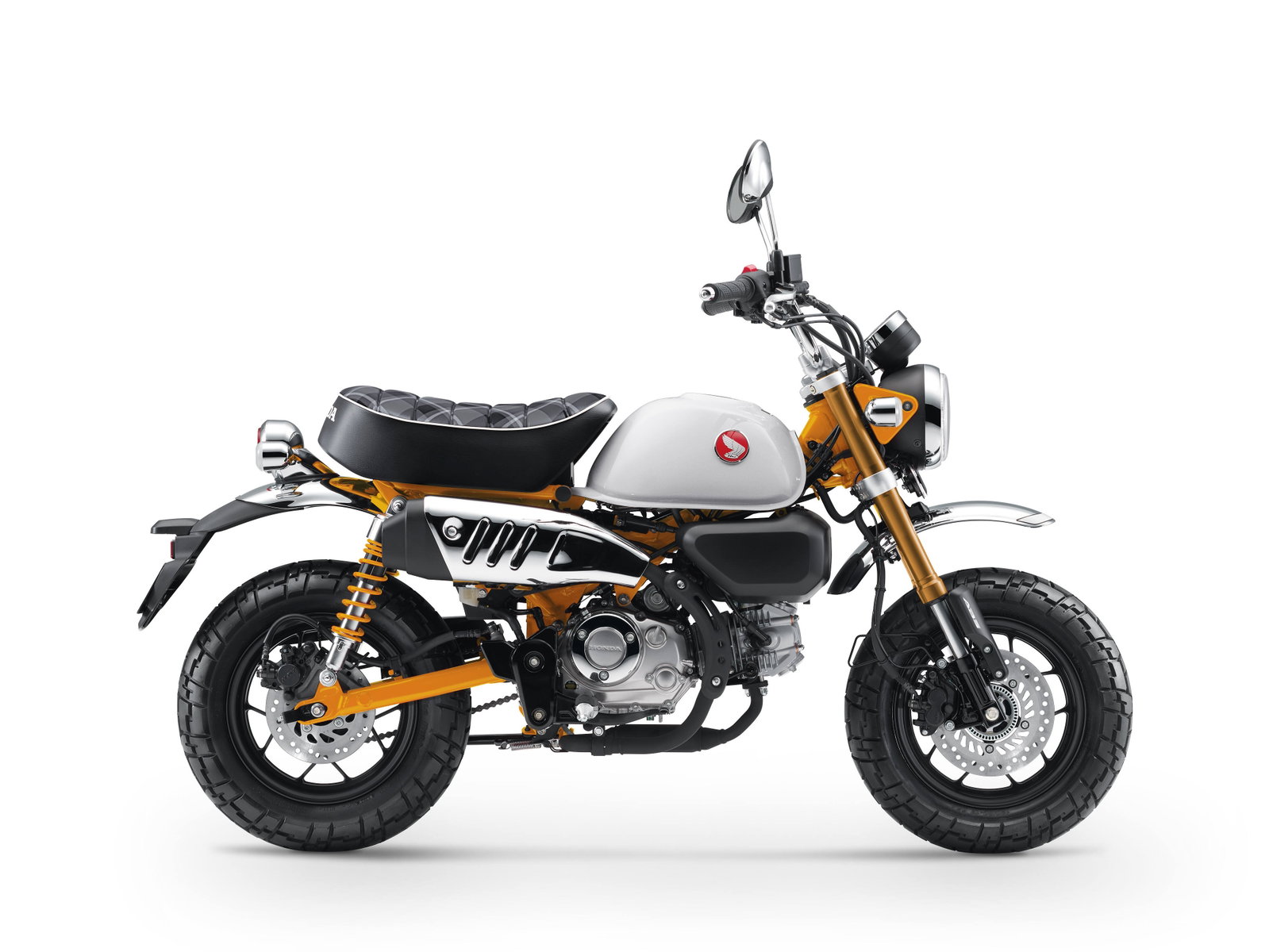 ホンダ Monkey タンク ホワイトスペシャル 美品 モンキー燃料タンク