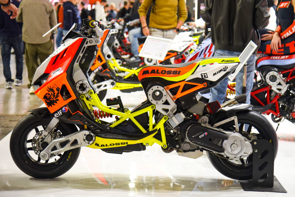 Italjet Malossi Edition sccoter at EICMA. Photo credit - Italjet