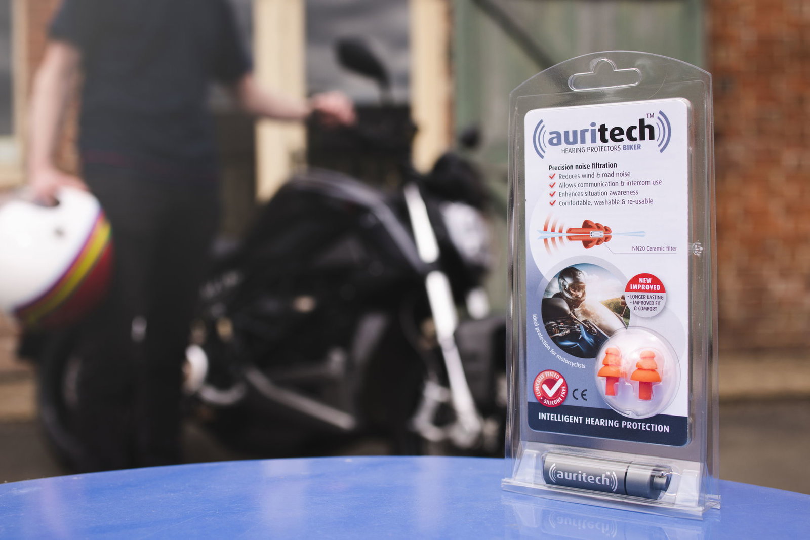 A set of Auritech earplugs