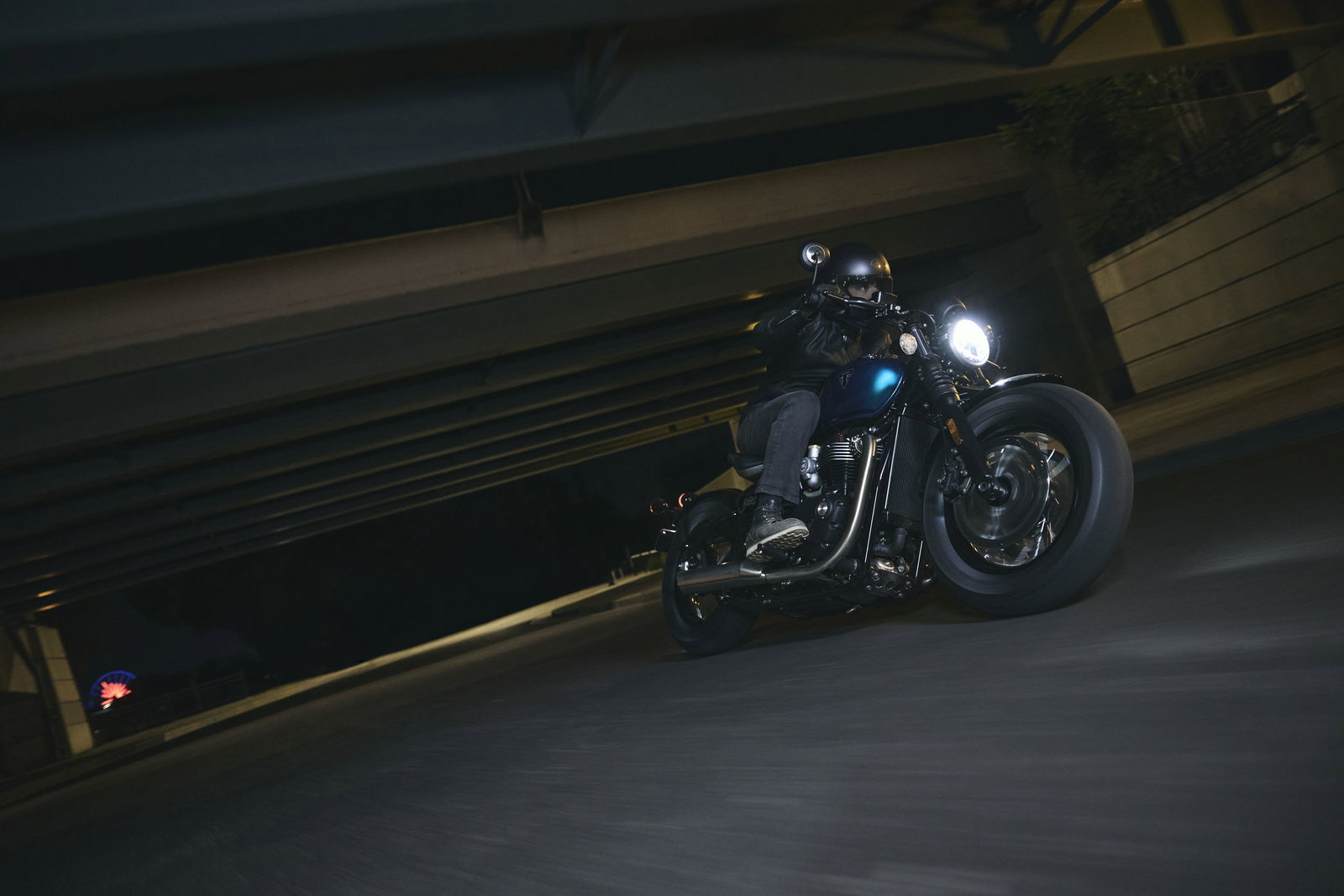 2026 Triumph Bonneville Bobber in action