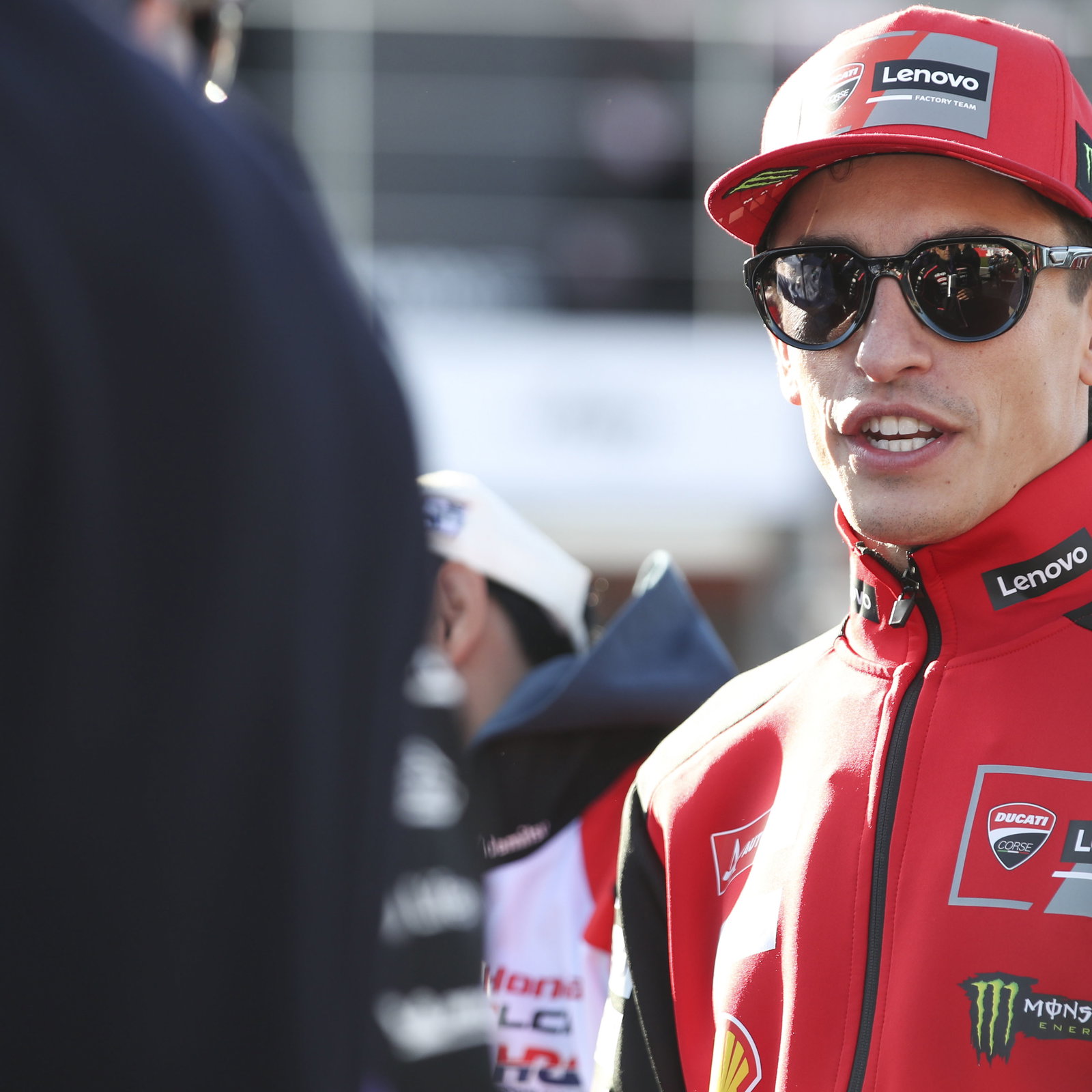 Marc Marquez, 2025 MotoGP Valencia Grand Prix, pit lane. Credit: Gold and Goose.