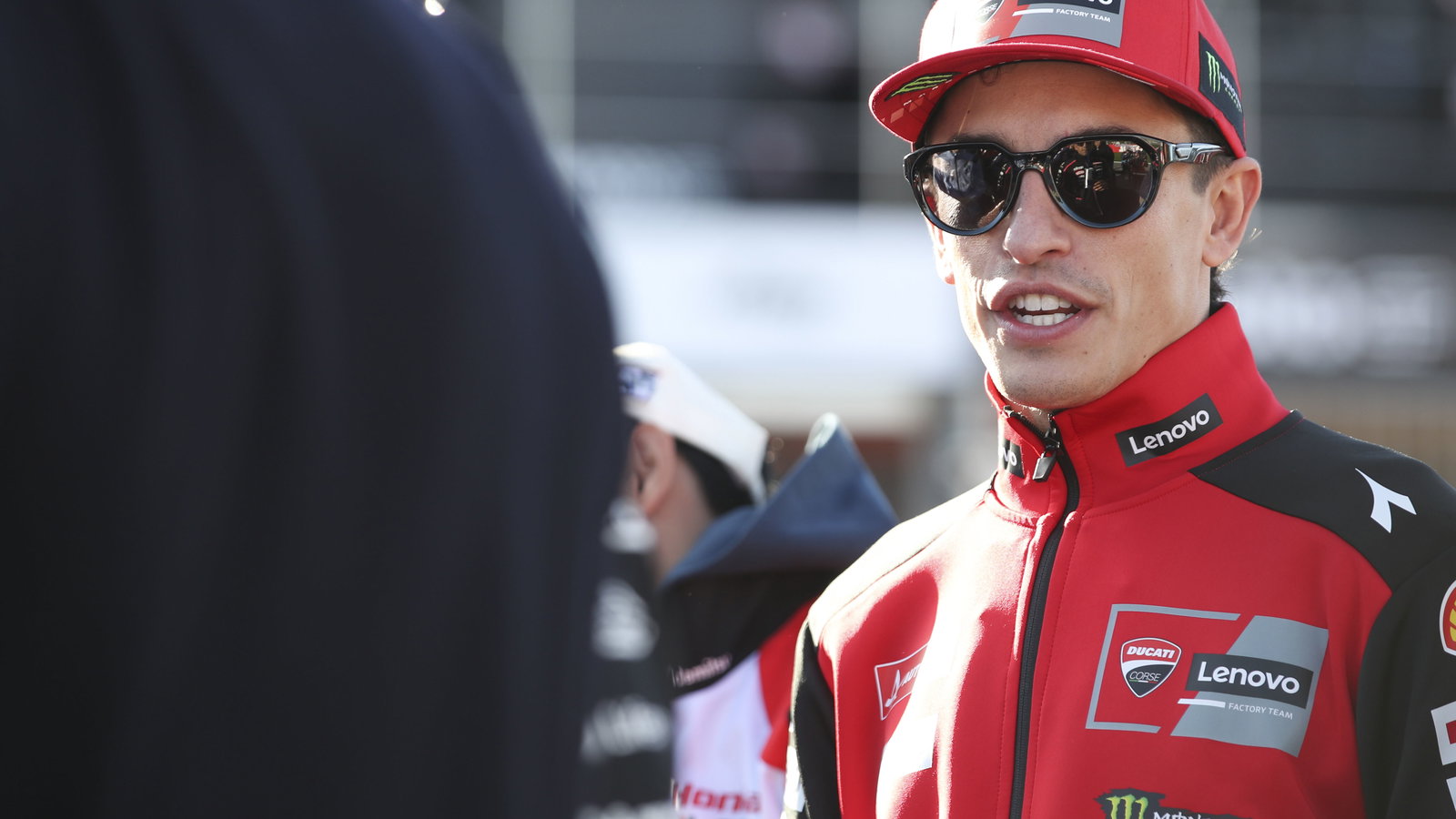 Marc Marquez, 2025 MotoGP Valencia Grand Prix, pit lane. Credit: Gold and Goose.