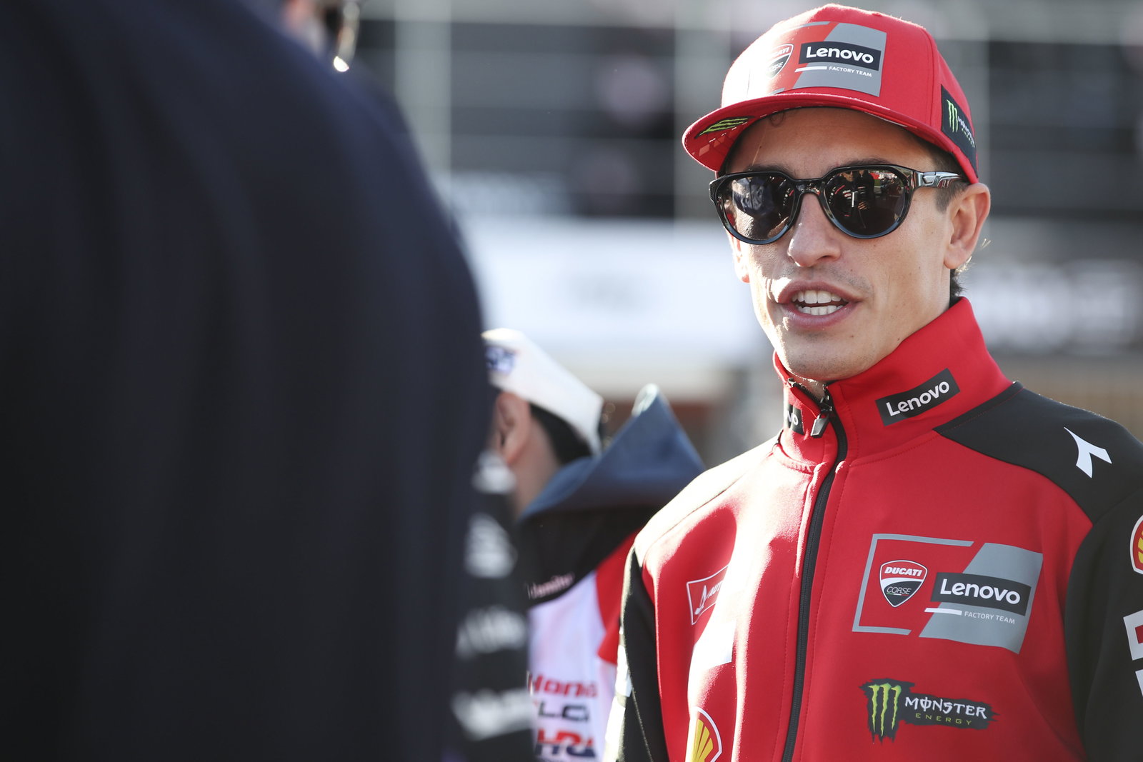 Marc Marquez, 2025 MotoGP Valencia Grand Prix, pit lane. Credit: Gold and Goose.