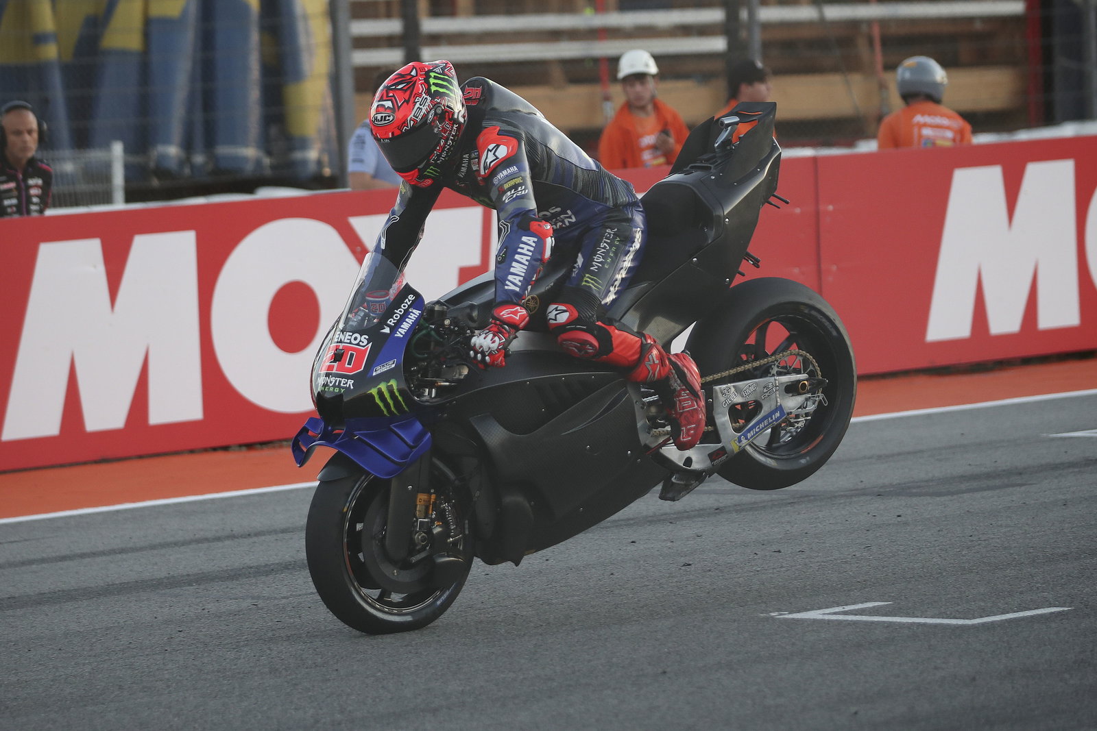 Fabio Quartararo, 2025 MotoGP Valencia test. Credit: Gold and Goose.