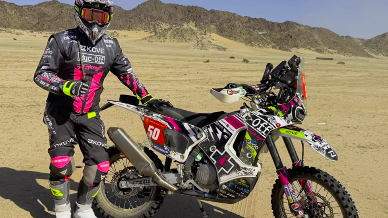 James Hillier at the 2026 Dakar Rally. Credit: Instagram/James Hillier.