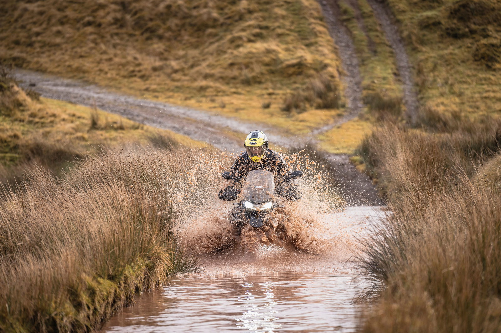a successful crossing of the flooded road