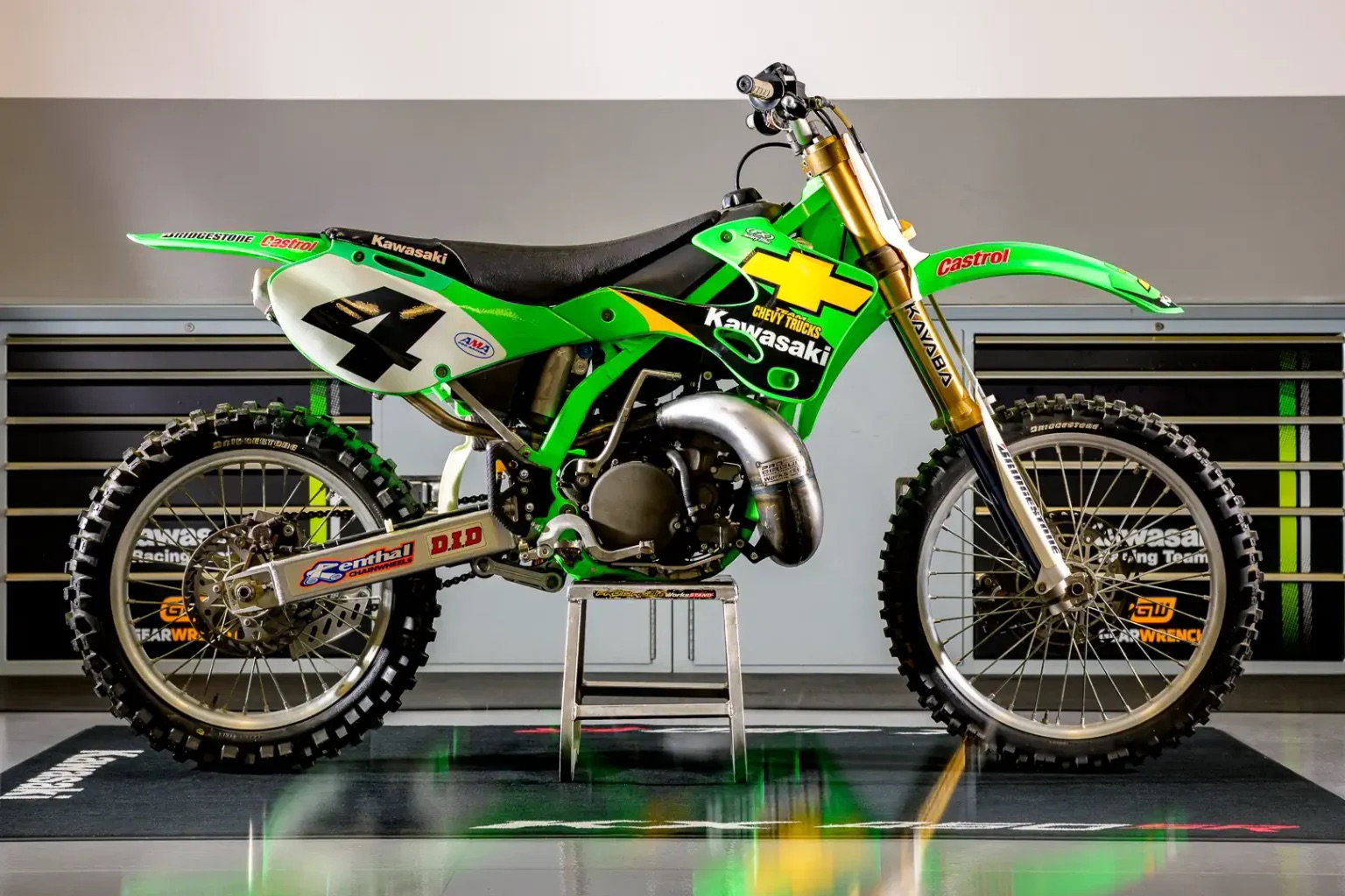 The OG KX250SR from the 2001 Supercross season