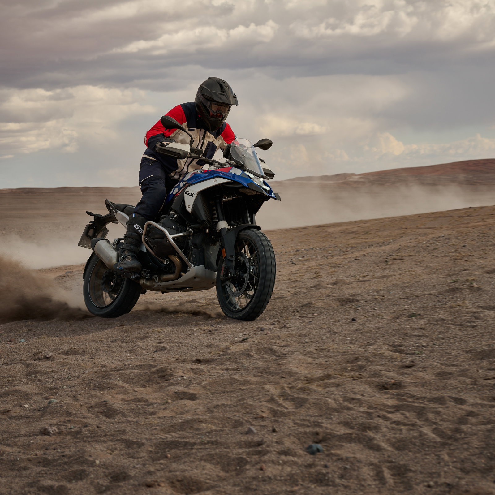 BMW motorcycle riding off-road
