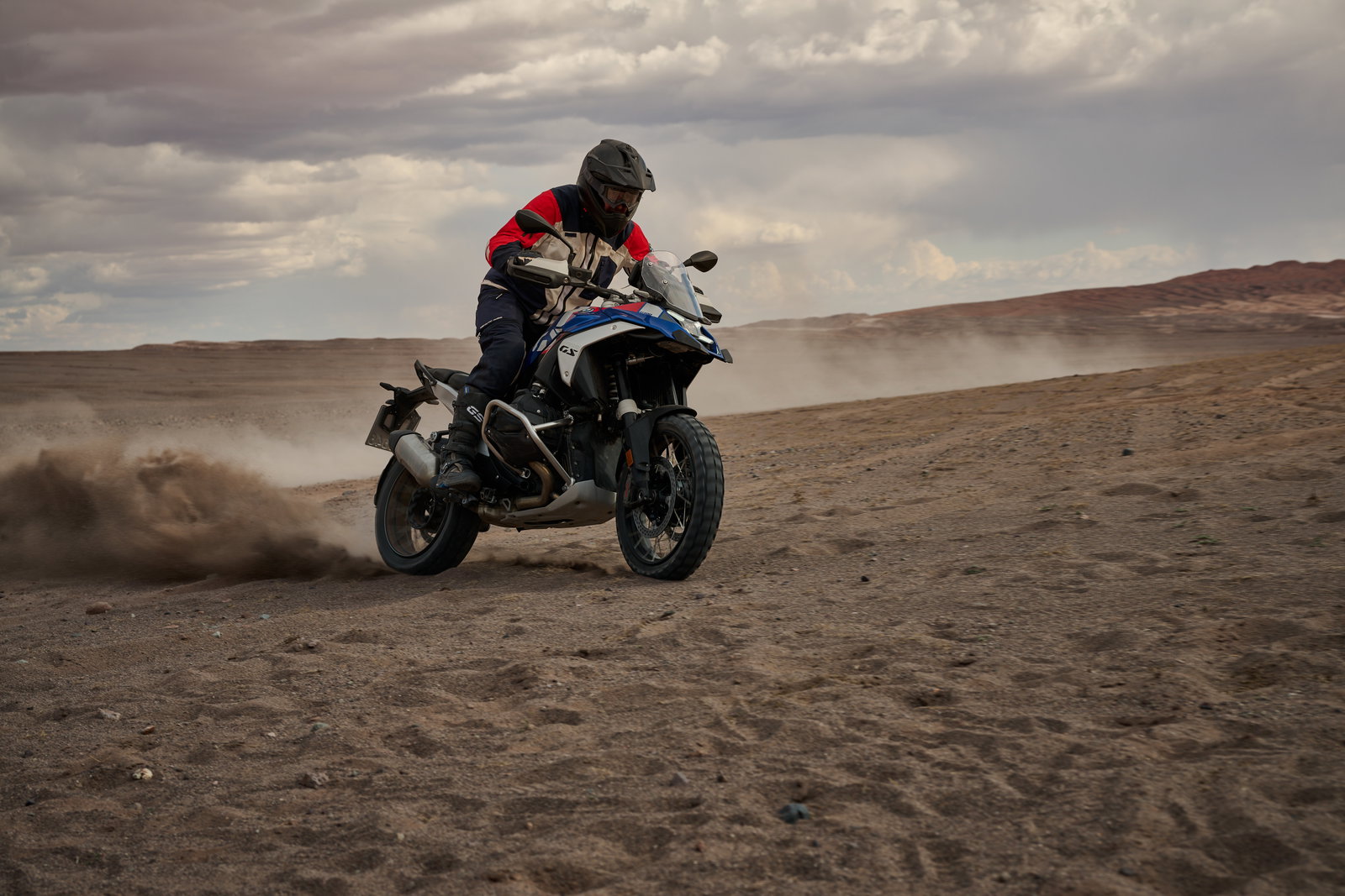 BMW motorcycle riding off-road