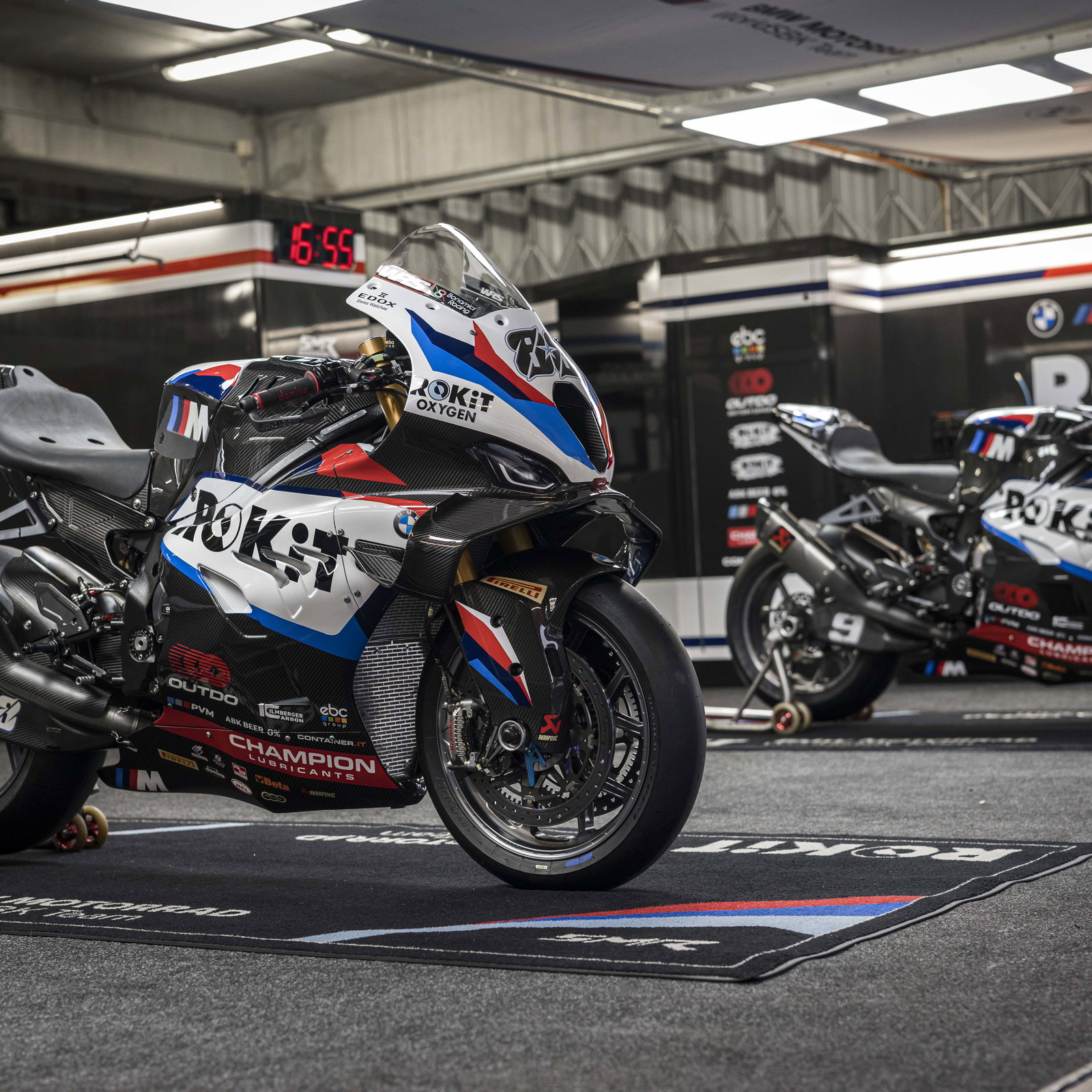 2026 factory BMW WorldSBK bikes. Credit: BMW.