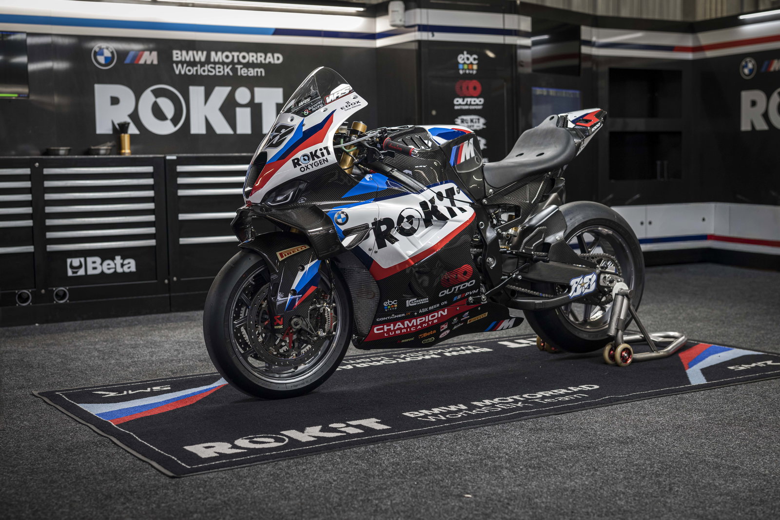 Miguel Oliveira's 2026 factory BMW WorldSBK bike. Credit: BMW.