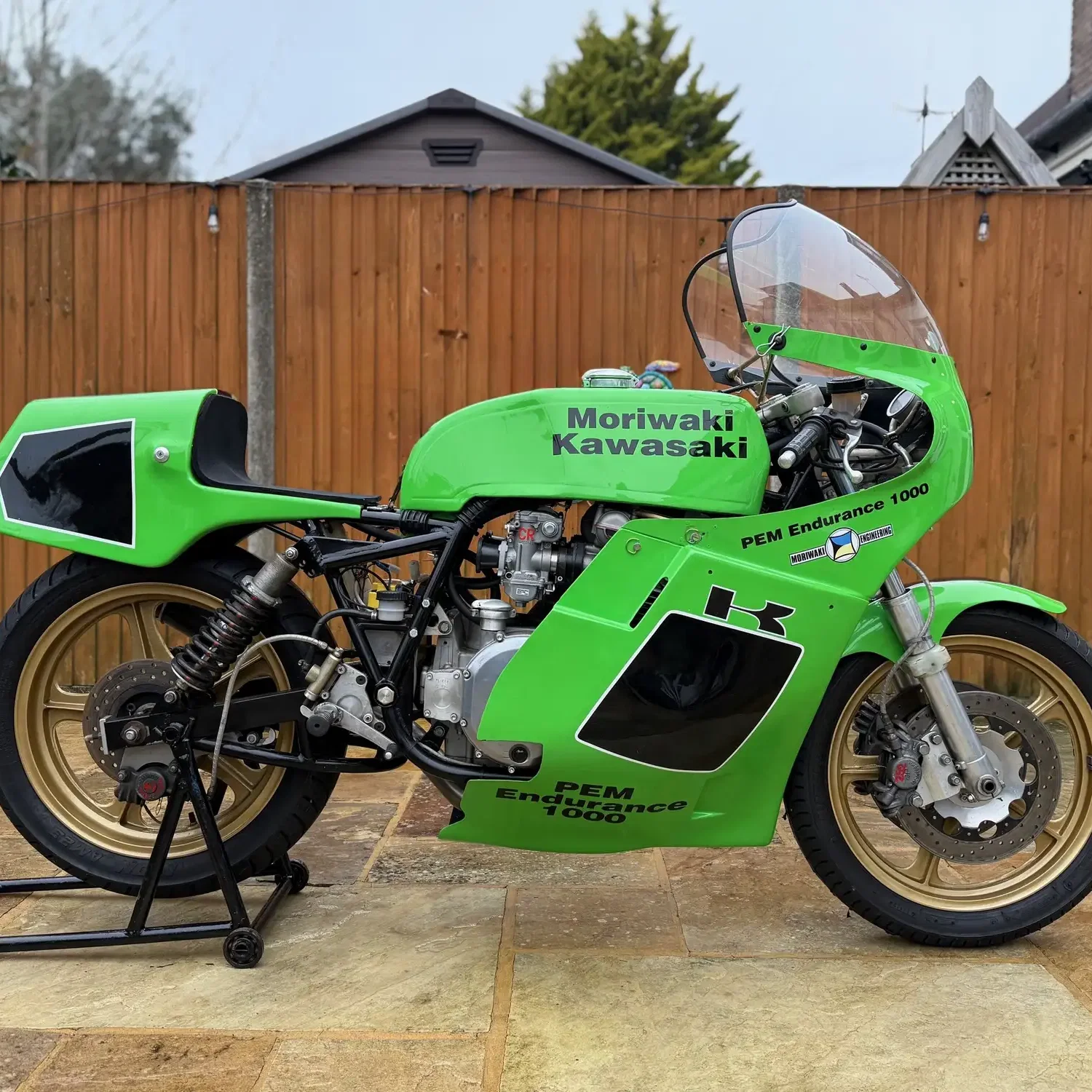 1977 PEM Kawasaki Endurance bike. Photo credit - Iconic Auctioneers