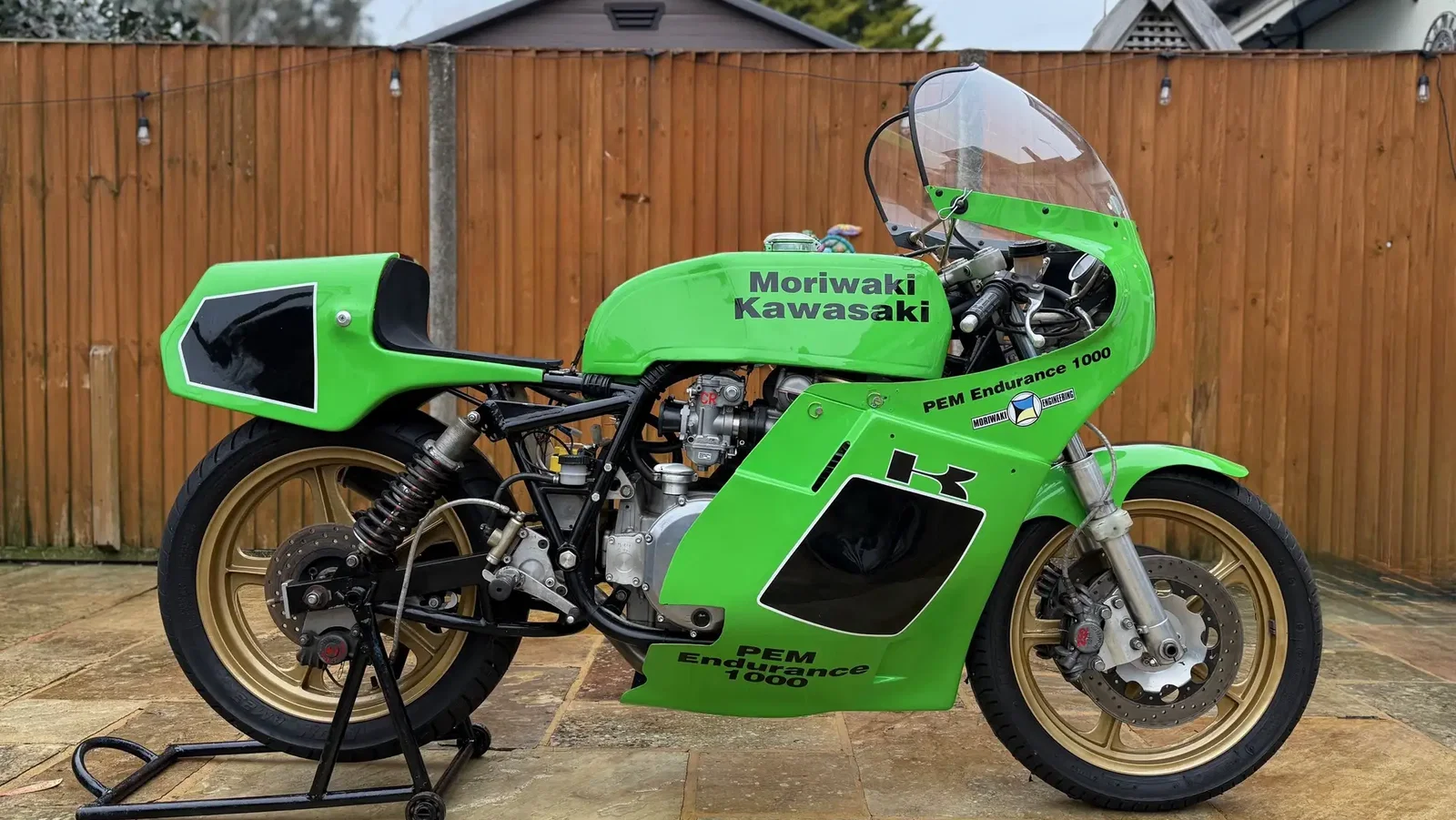 1977 PEM Kawasaki Endurance bike. Photo credit - Iconic Auctioneers