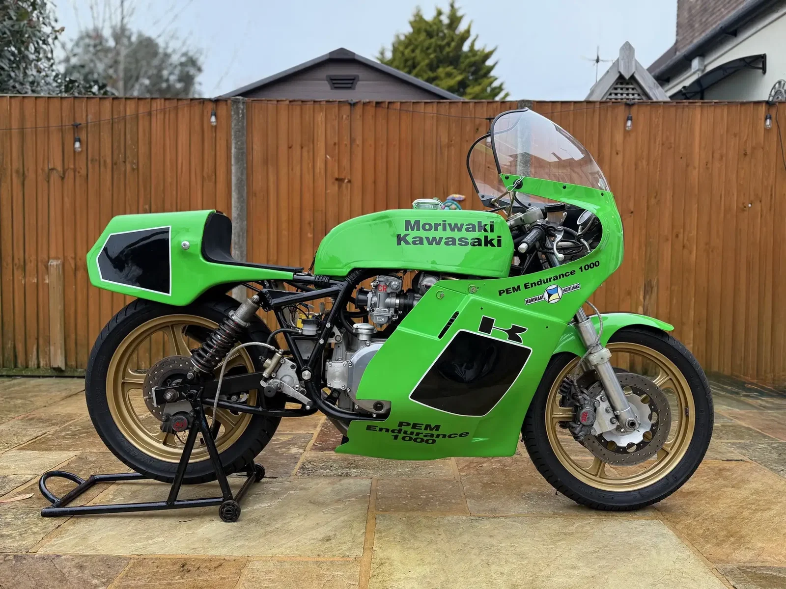 1977 PEM Kawasaki Endurance bike. Photo credit - Iconic Auctioneers