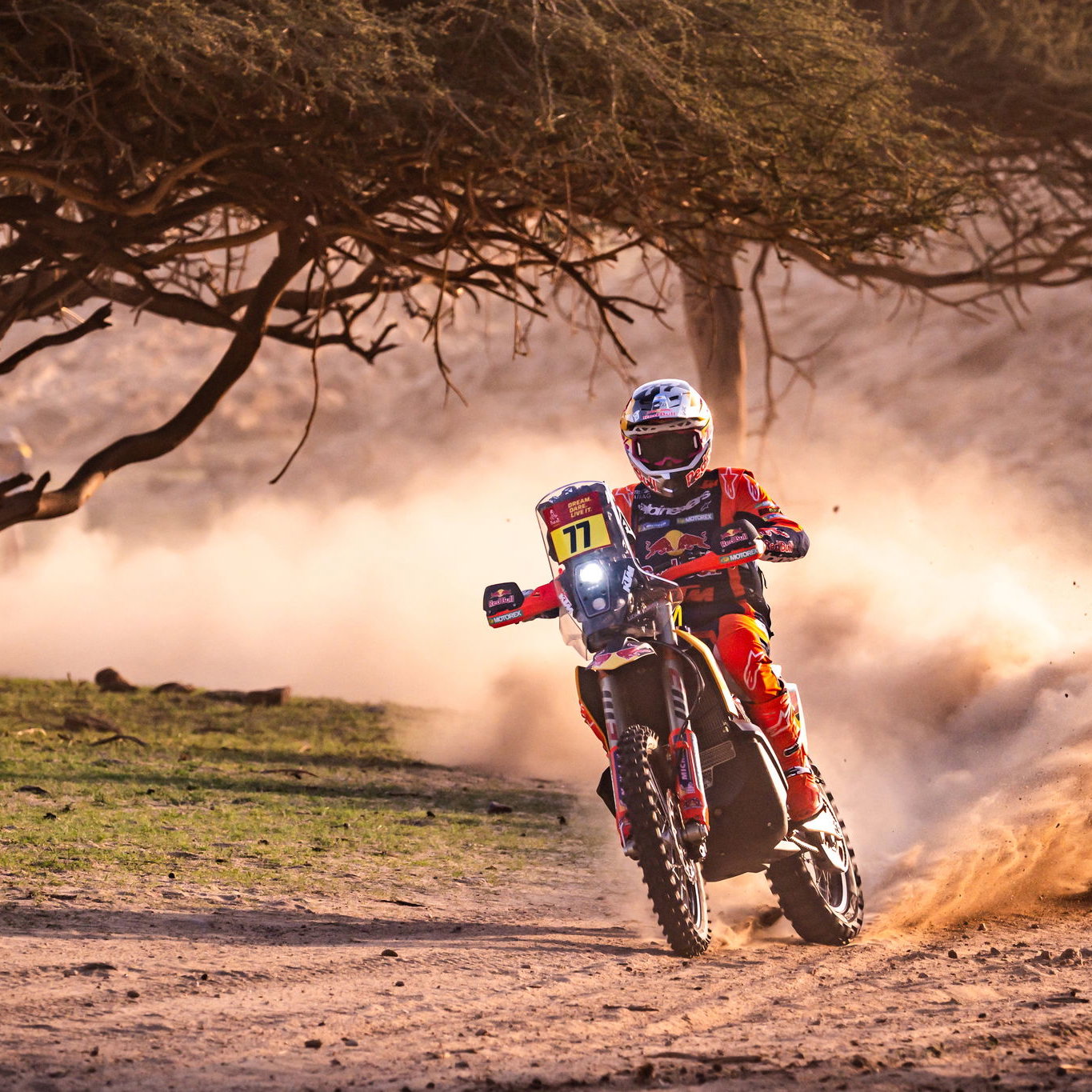 KTM 450 Rally racing at the Dakar