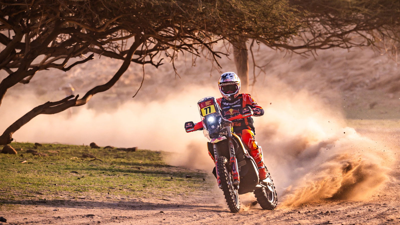 KTM 450 Rally racing at the Dakar