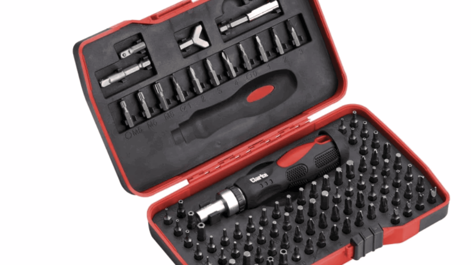 The Clarke CHT882 101 Piece Ratchet Driver & Bit Set