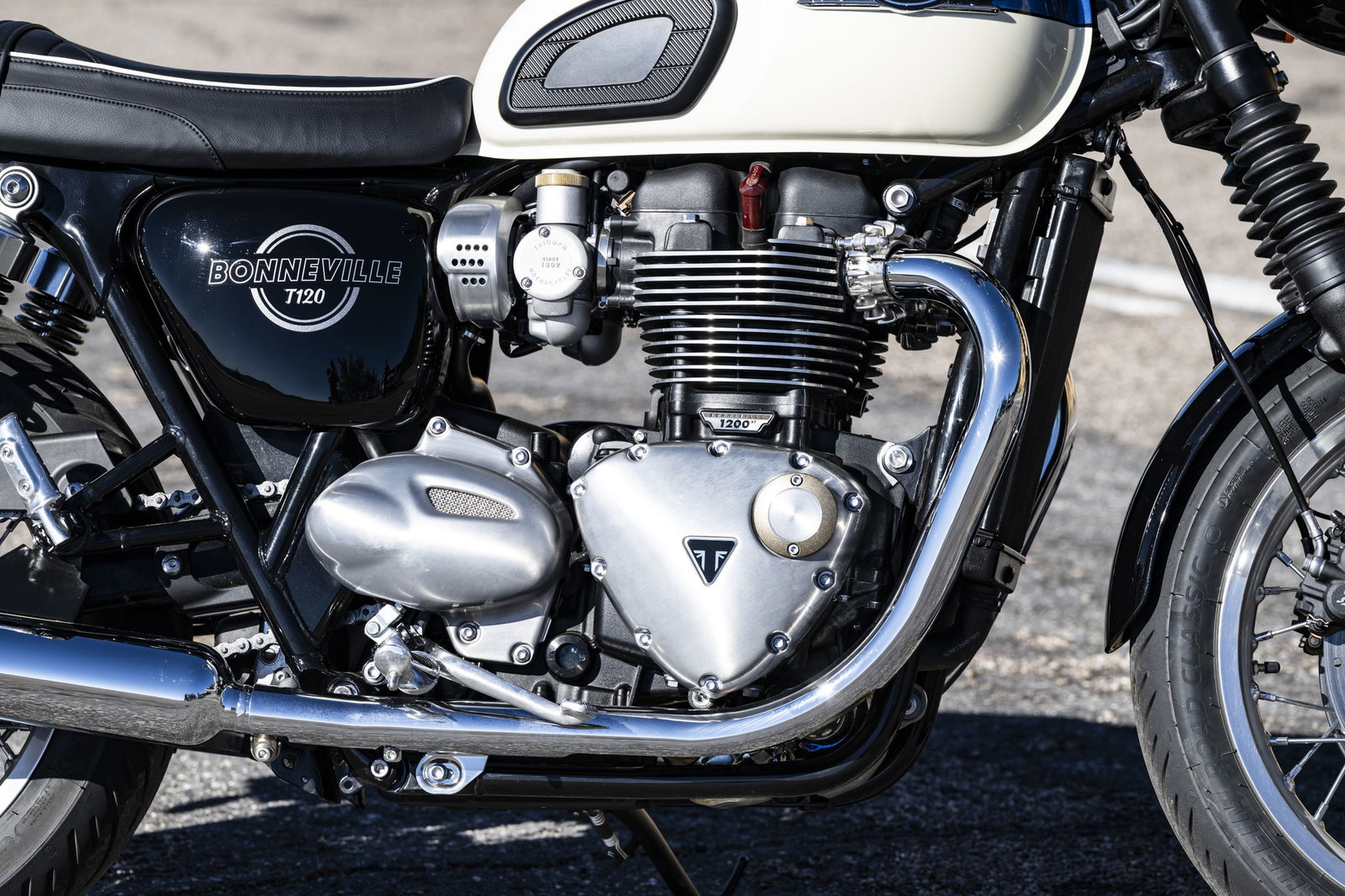 The 2026 Triumph Bonneville T120 - detail