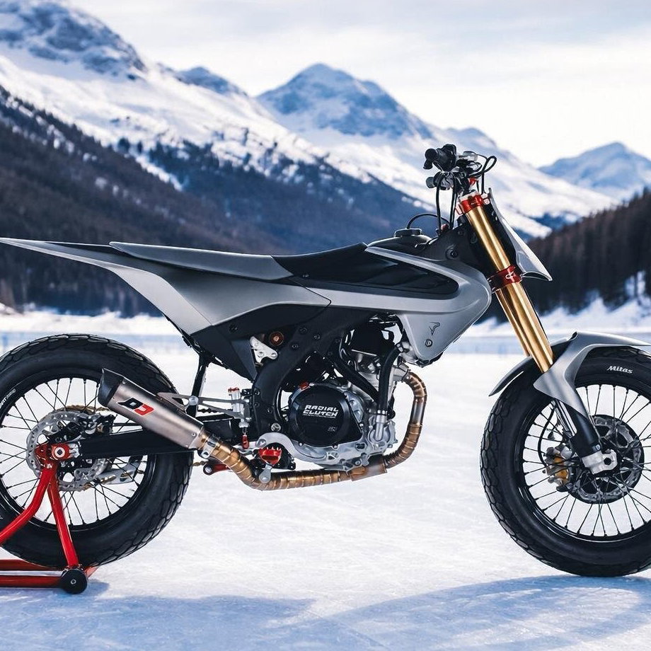 Picasso Engineering's OMT 450c motorcycle 