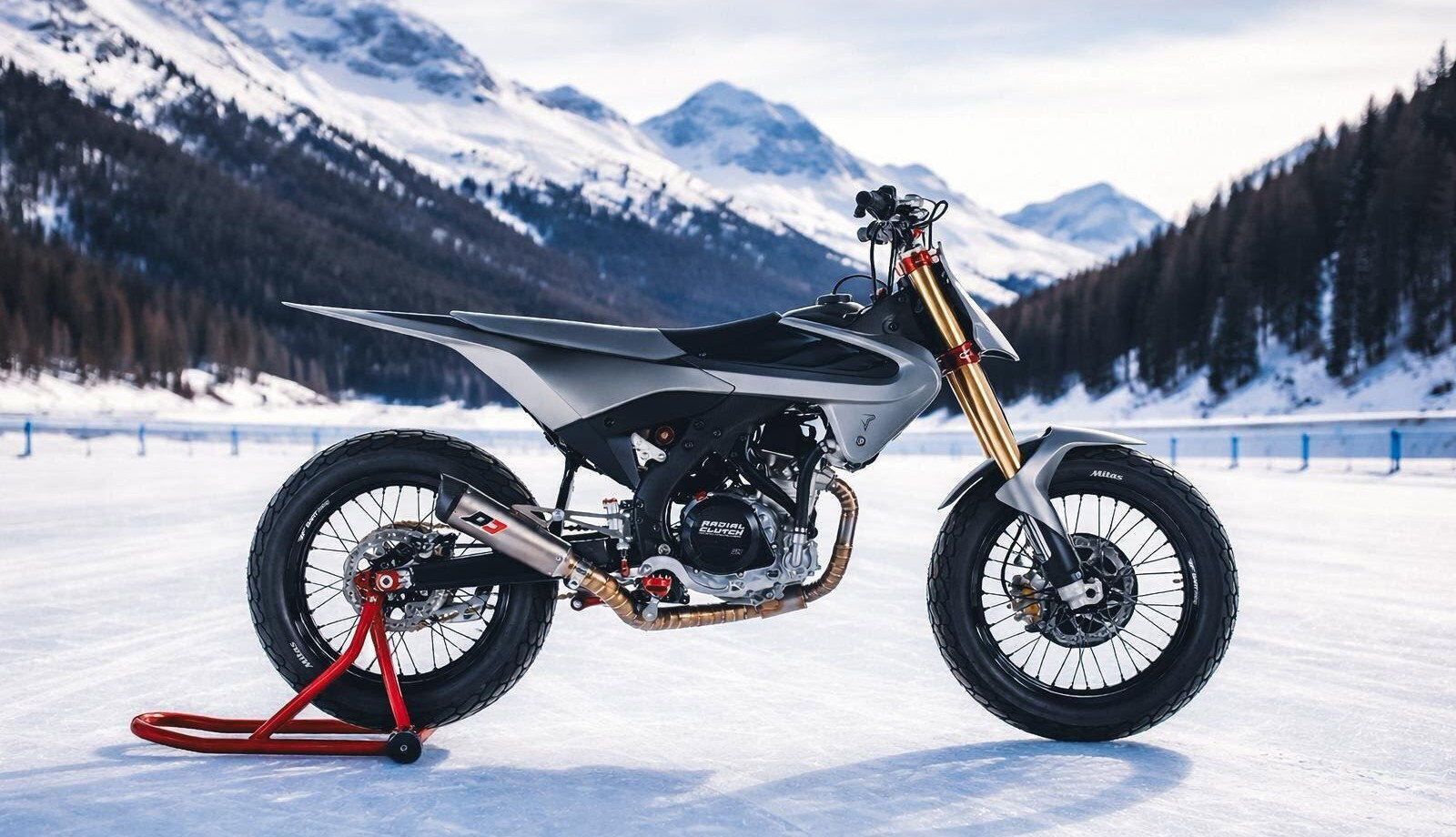 Picasso Engineering's OMT 450c motorcycle 