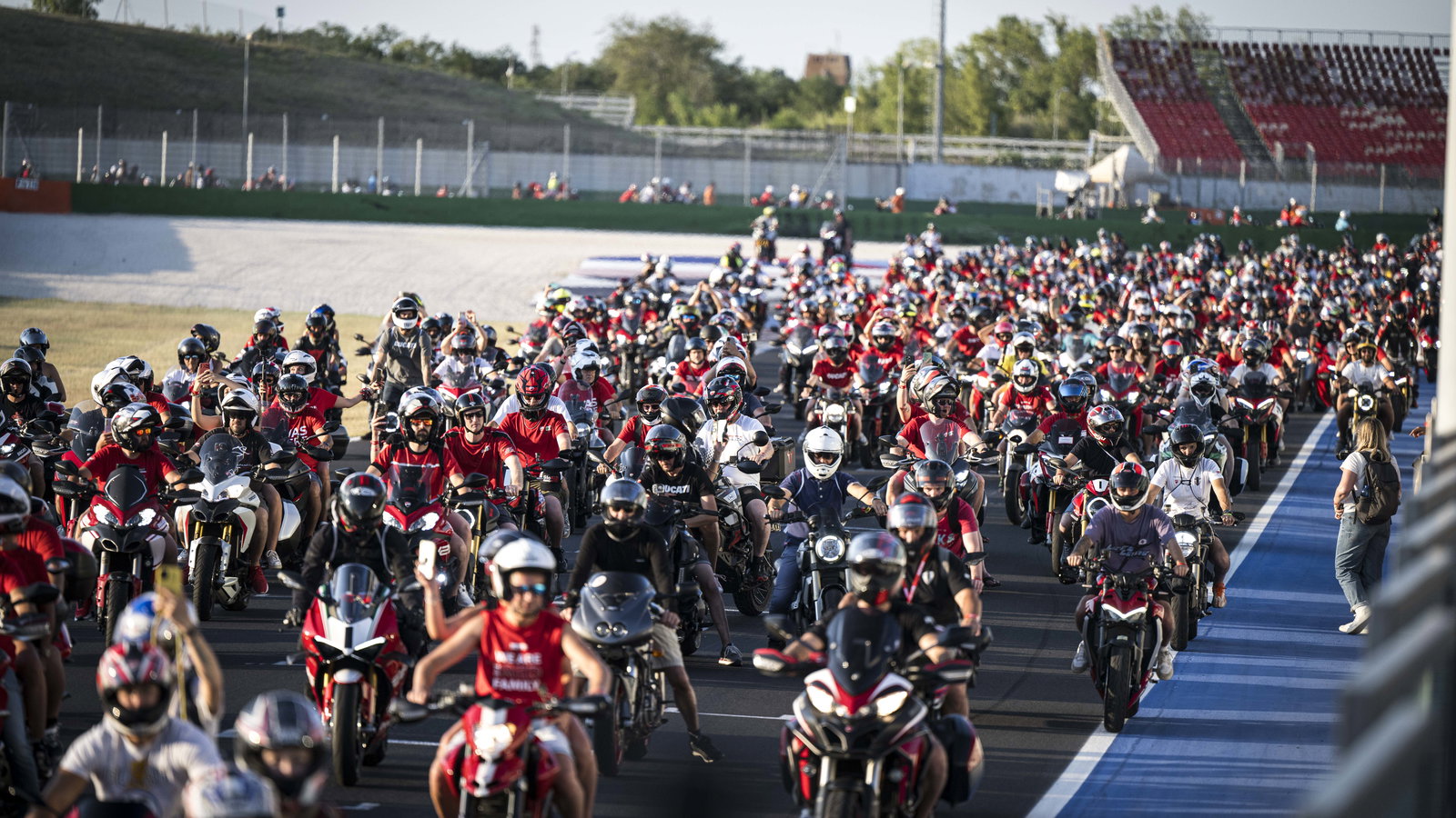 Ducati parade at World Ducati Week in Misano