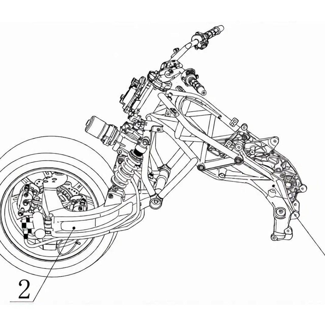 Zongshen paten powered hub-centre steering patent