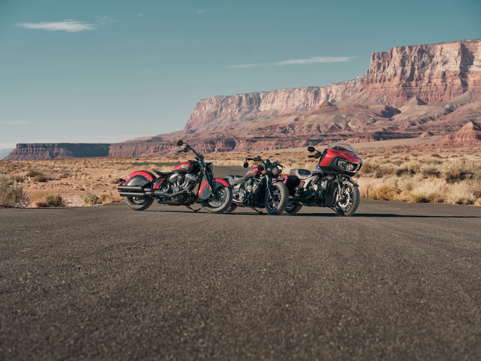 125th anniversary Chief Vintage, Scout Bobber, and Challenger