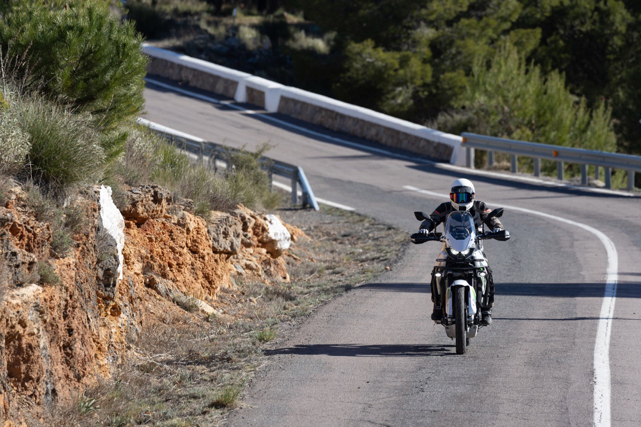 The 2026 Kawasaki KLE500 - riding