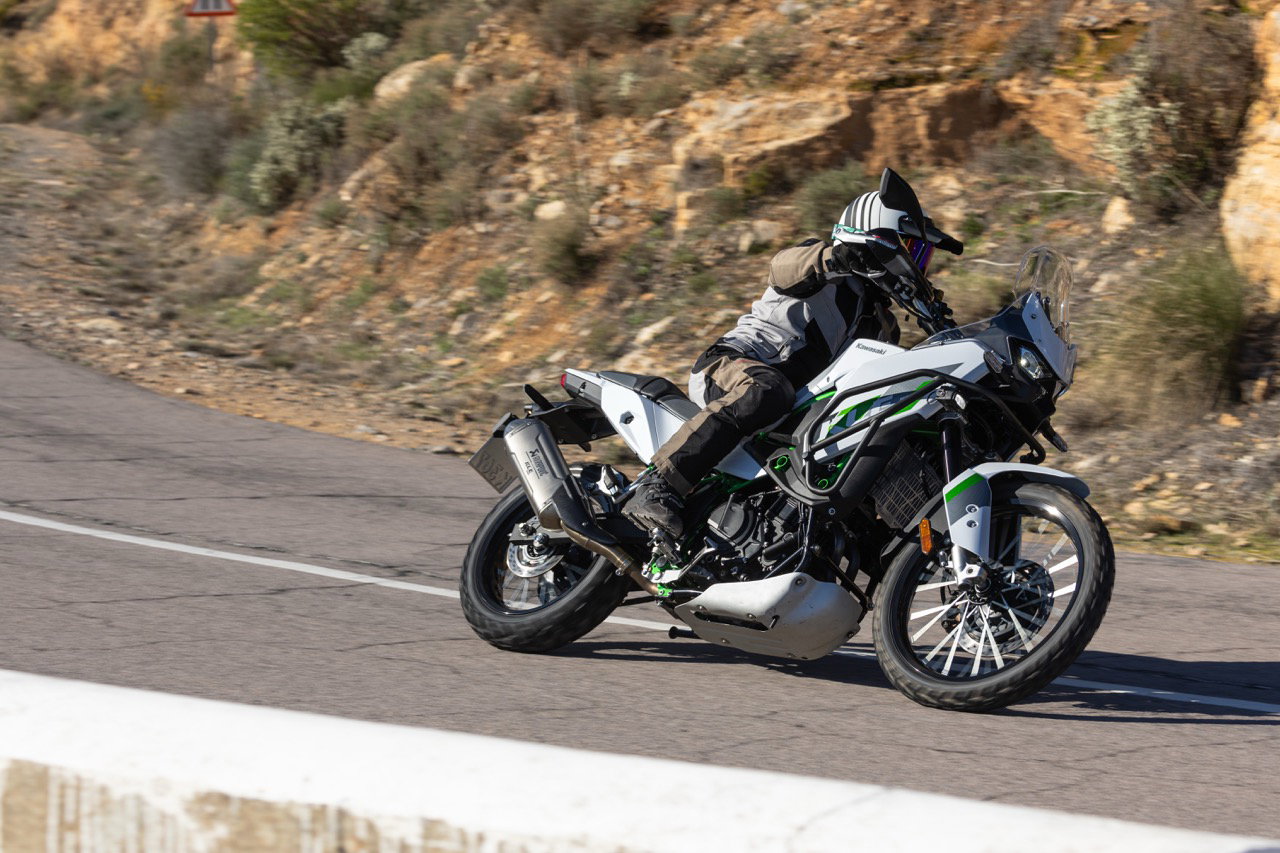The 2026 Kawasaki KLE500 - riding