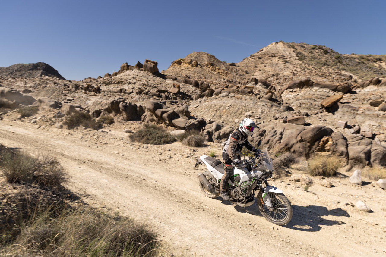 The 2026 Kawasaki KLE500 - riding