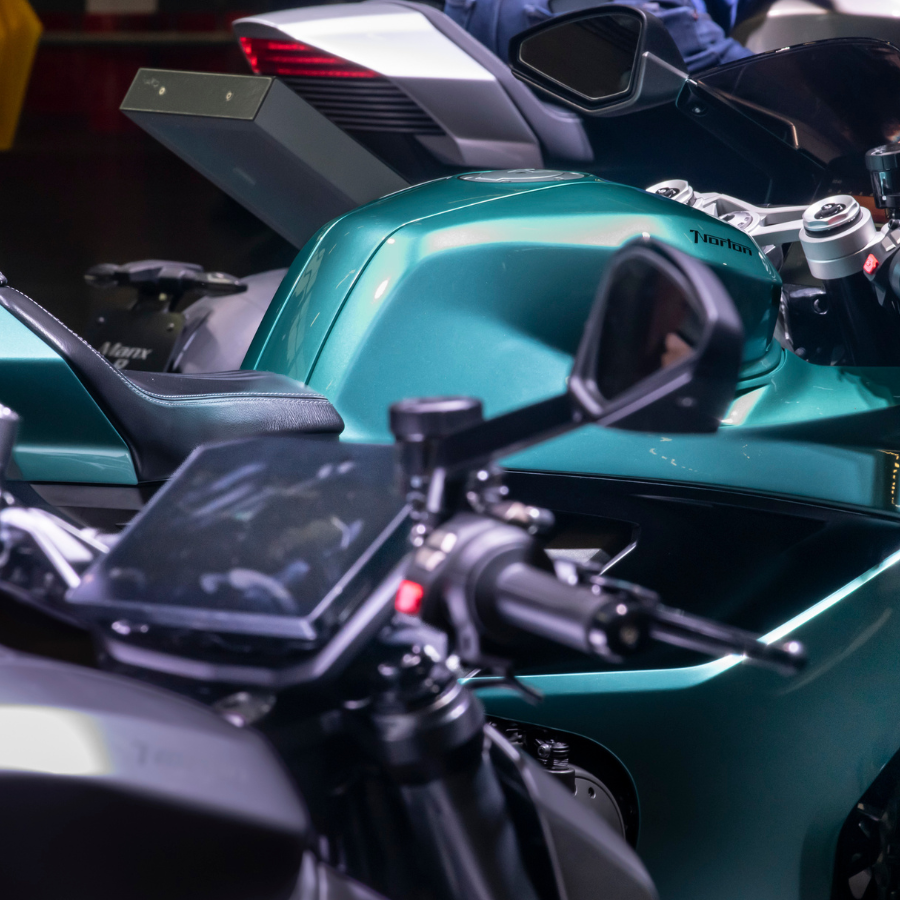 A Norton motorcycle at Intermot. Photo credit Koelnmesse/Intermot