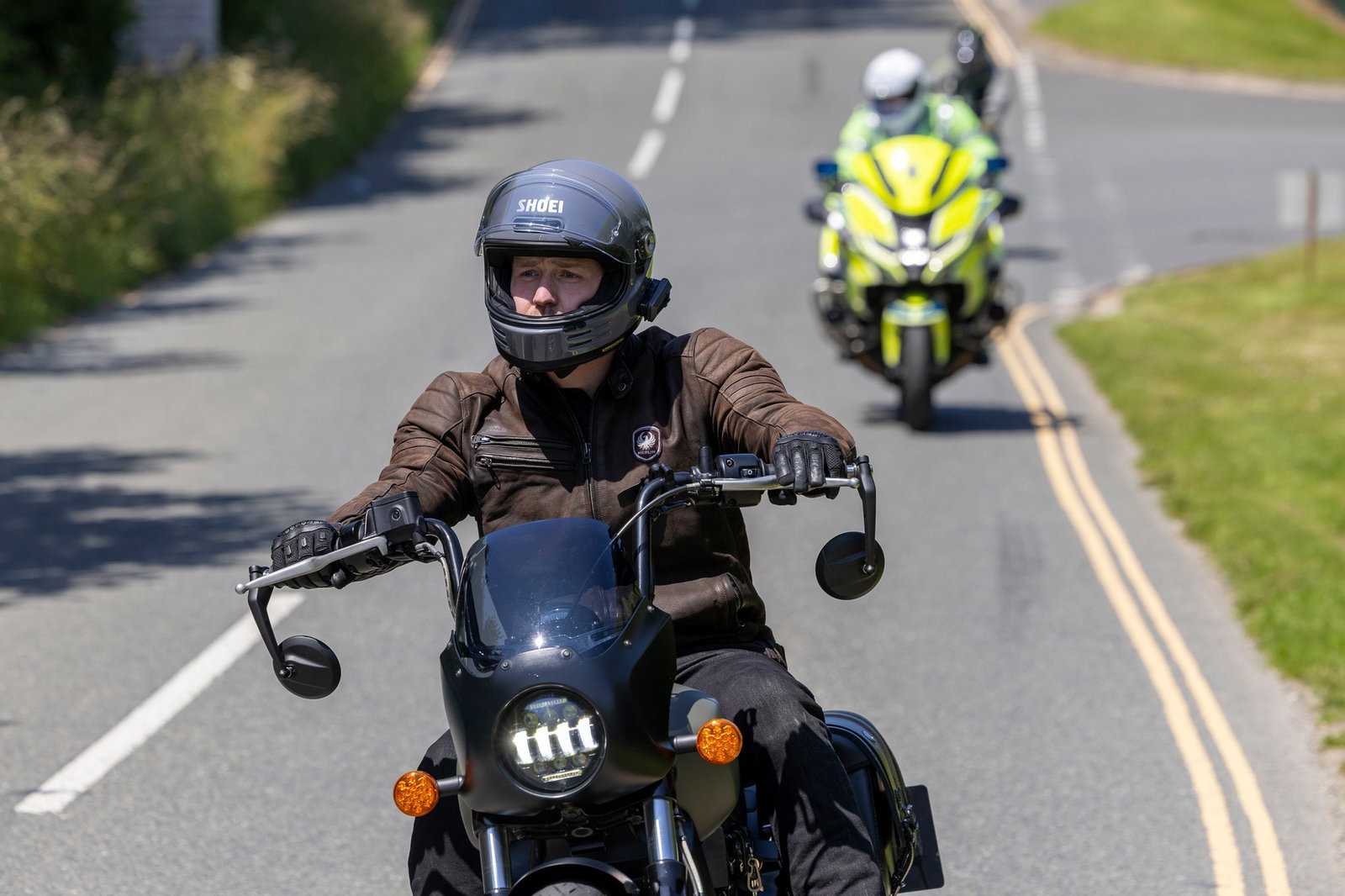 Motorcyclists riding on the road. Photo credit - BikeSafe